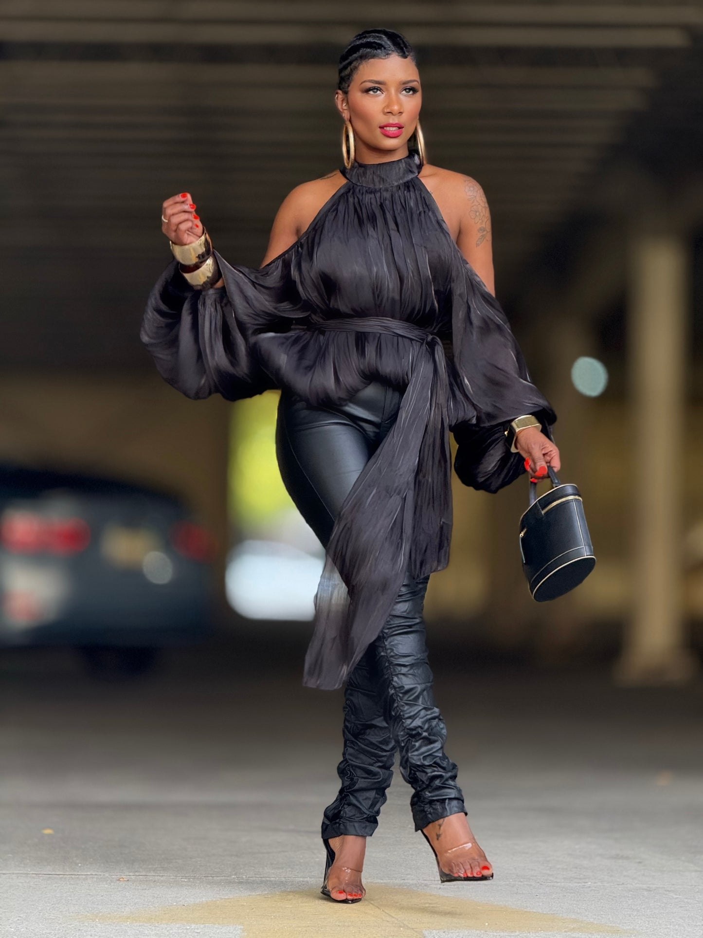 YAS EDIT Noir Haven Top (Available in XL)