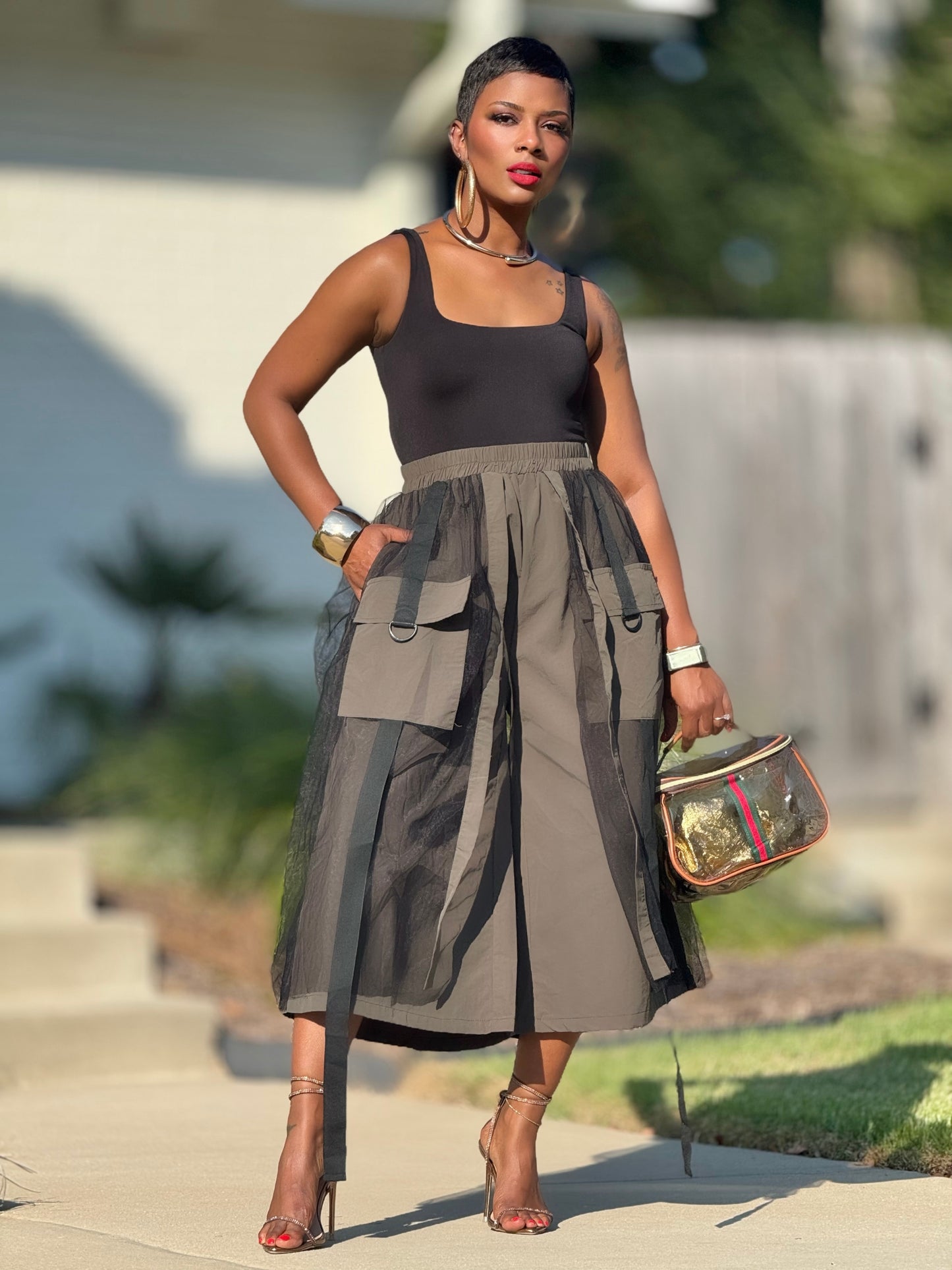Camden Cargo Tulle Culottes (One size up to 12)