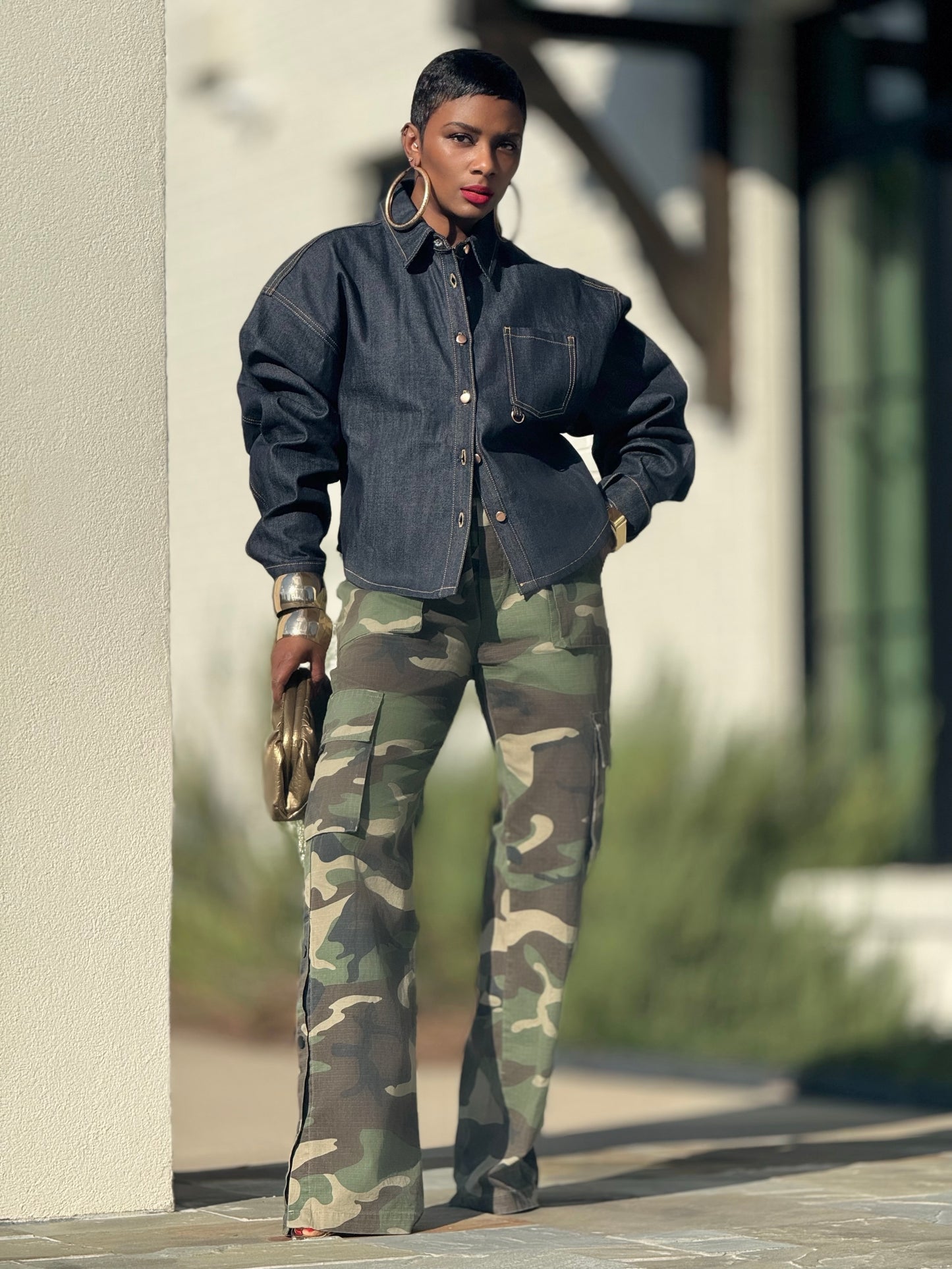 YAS EDIT Lincoln Denim Jacket (Available in XL)
