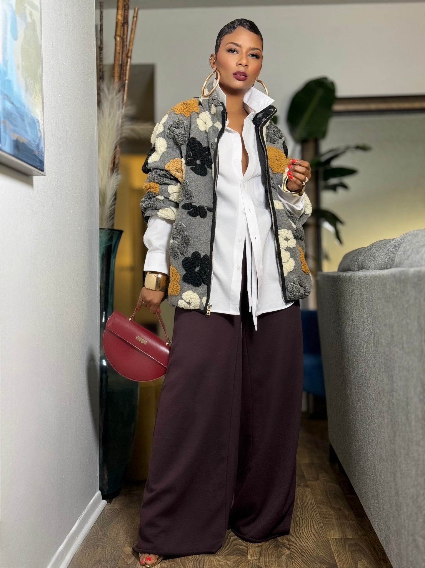 Nia Floral Jacket (Available in 3X)