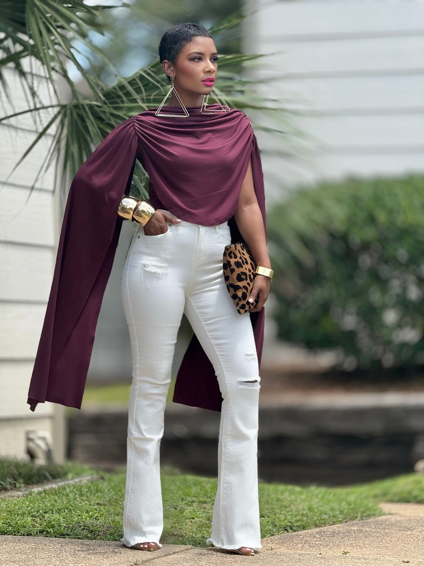 Naida Draped Body Suit