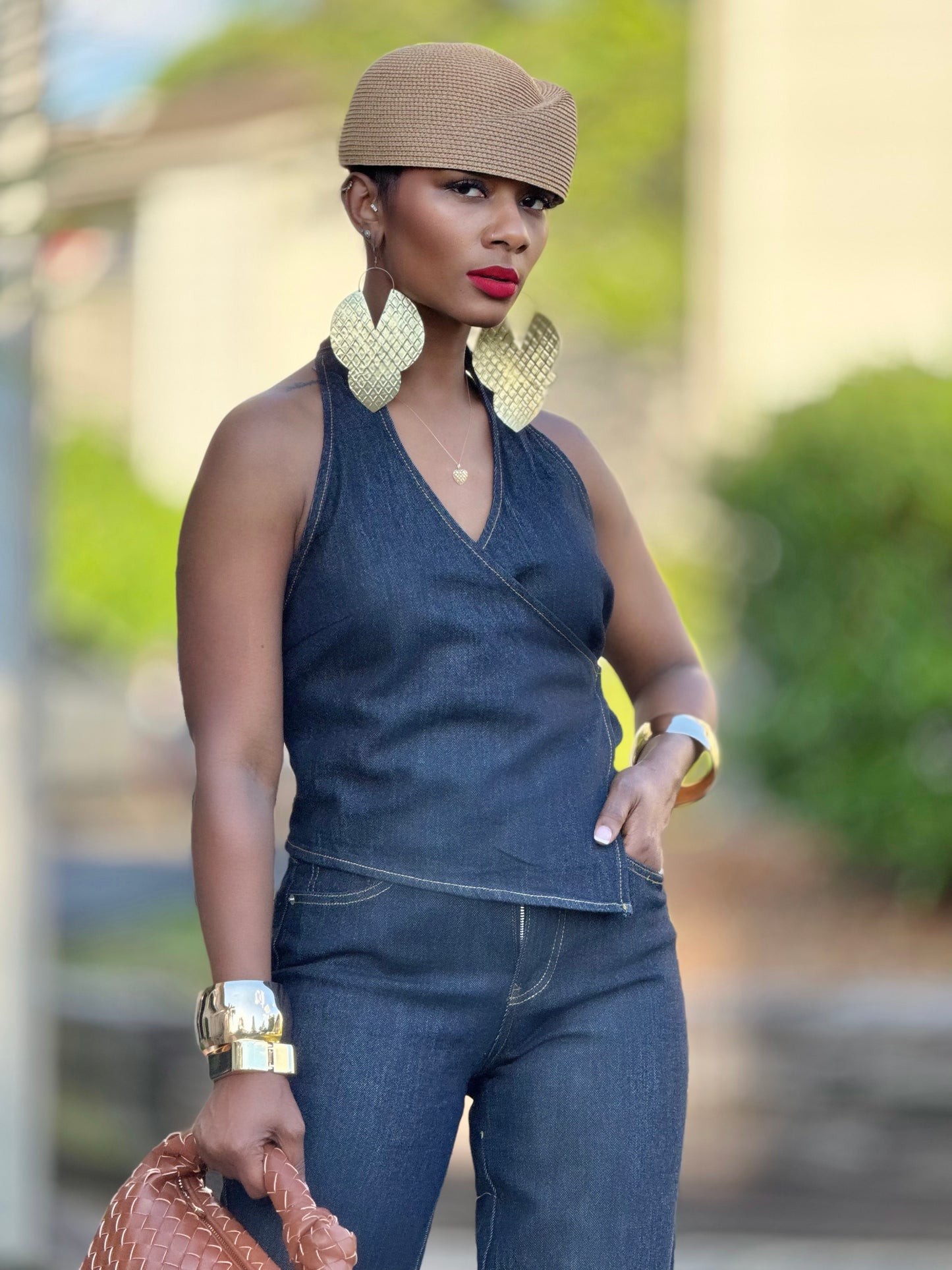 Natural Raffia Hat