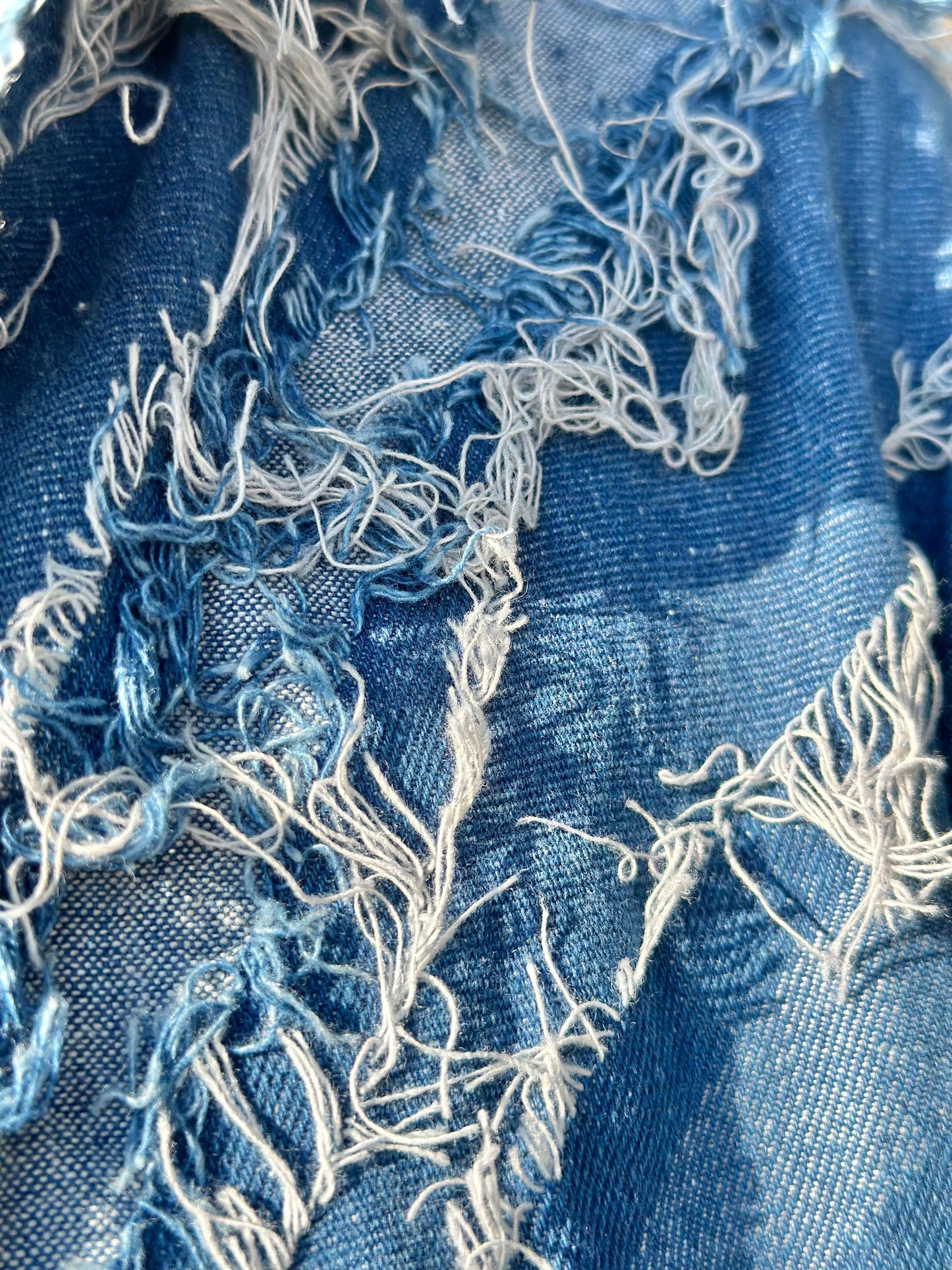 Distressed Denim Shirt