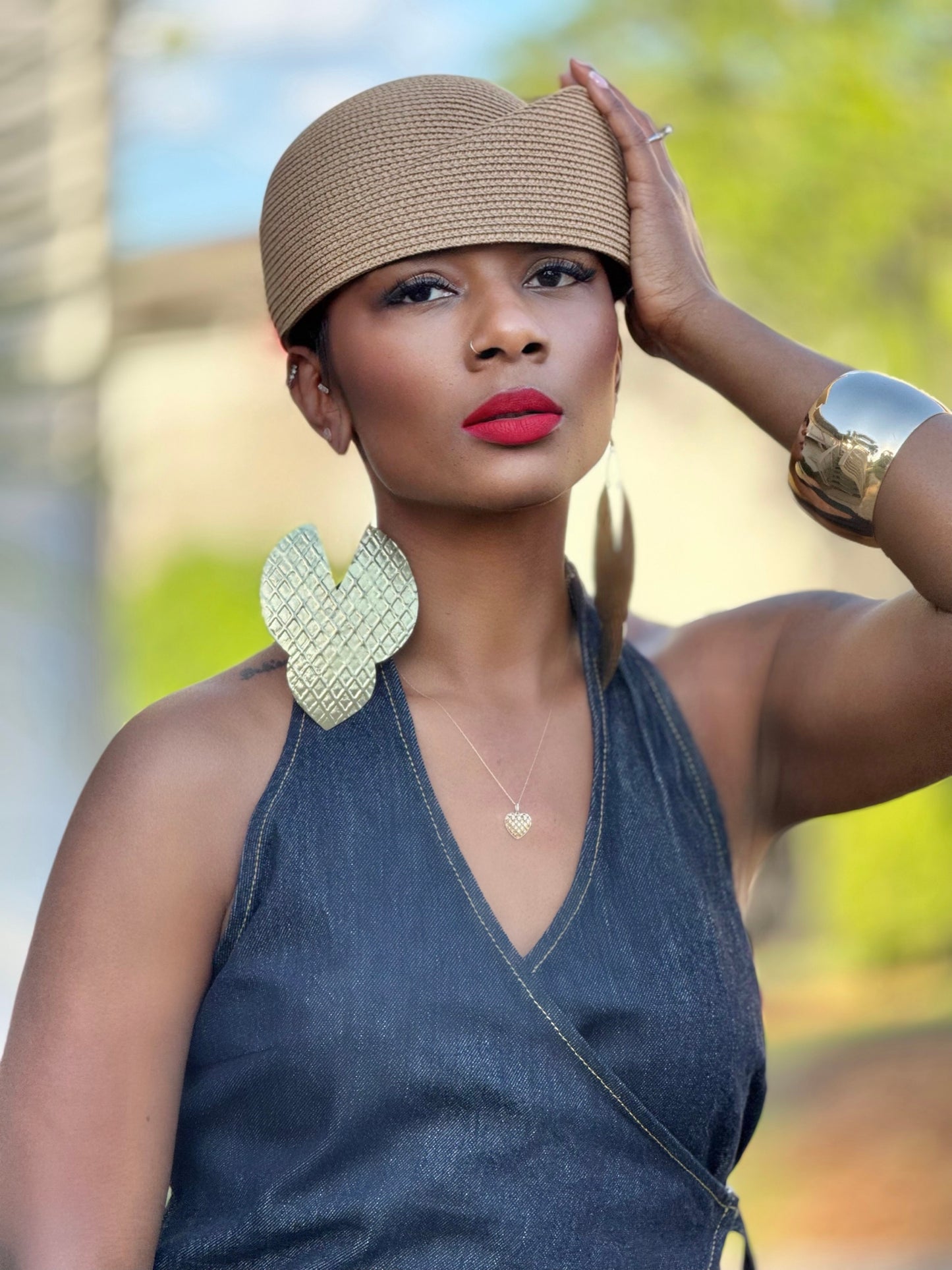 Natural Raffia Hat