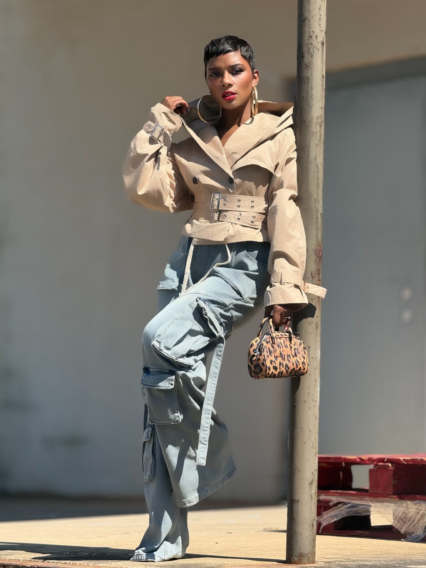 YAS EDIT Miyako Khaki Trench