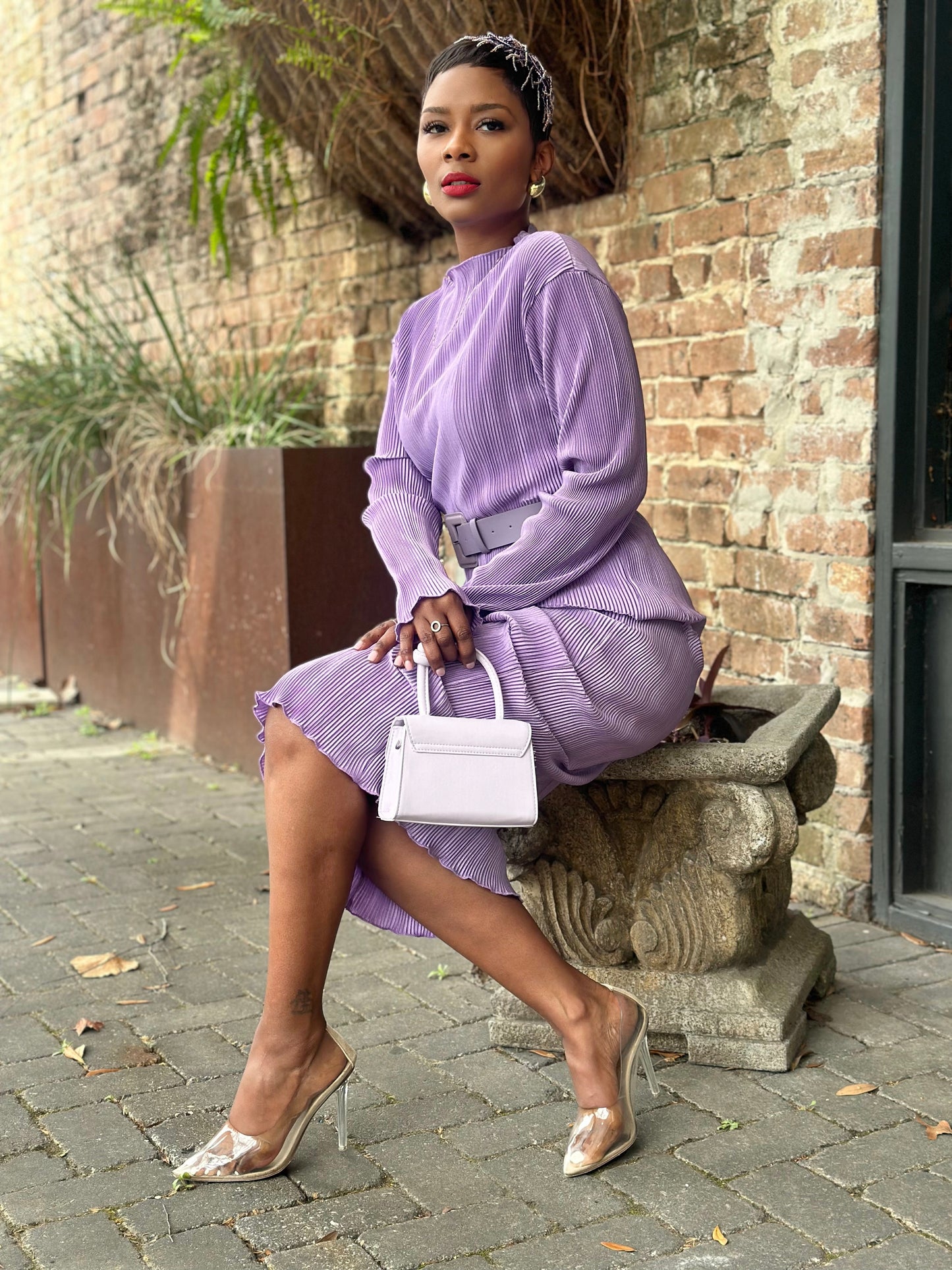 Elegant Purple Dress