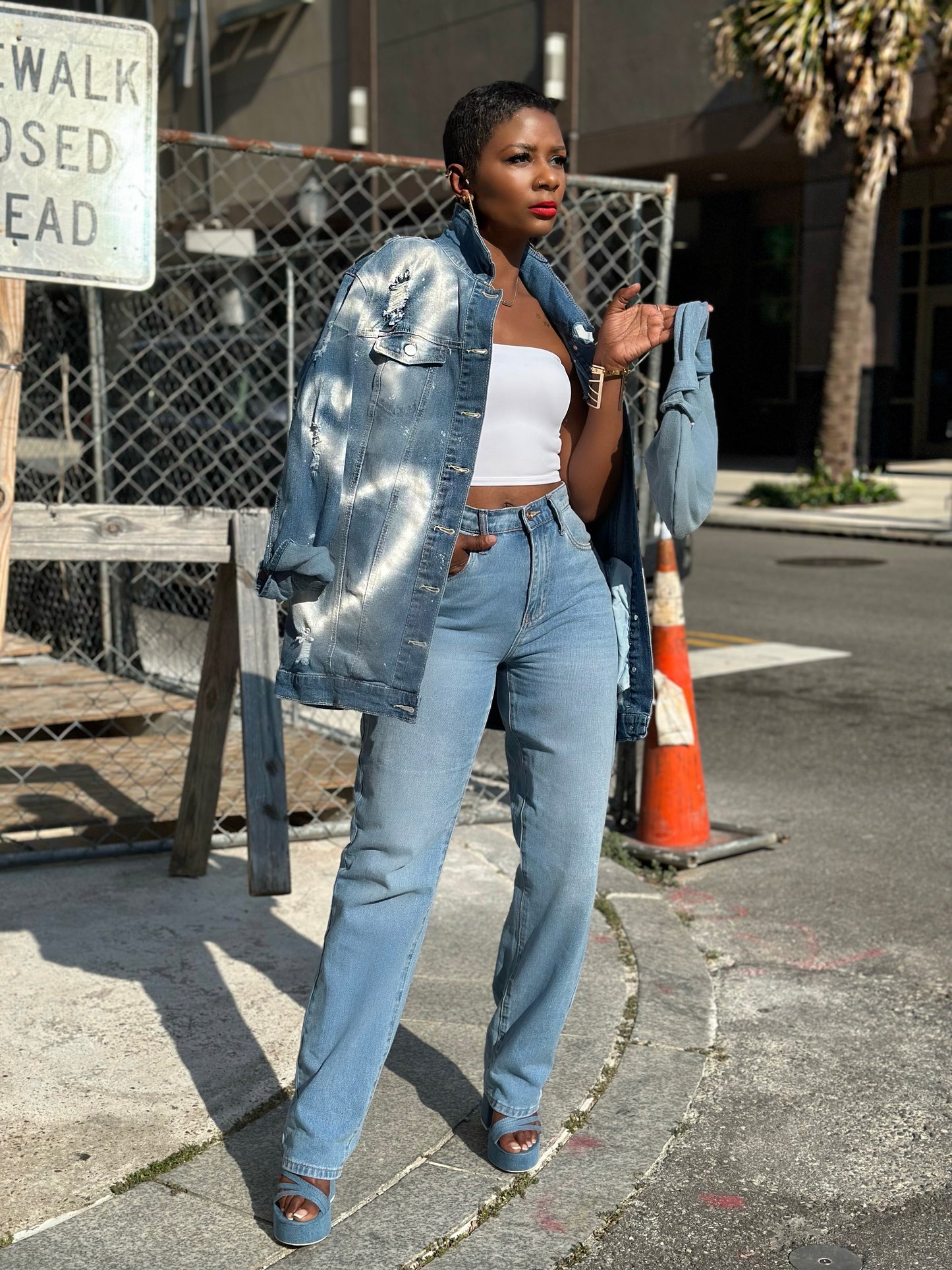 YAS DENIM JACKET ❤️