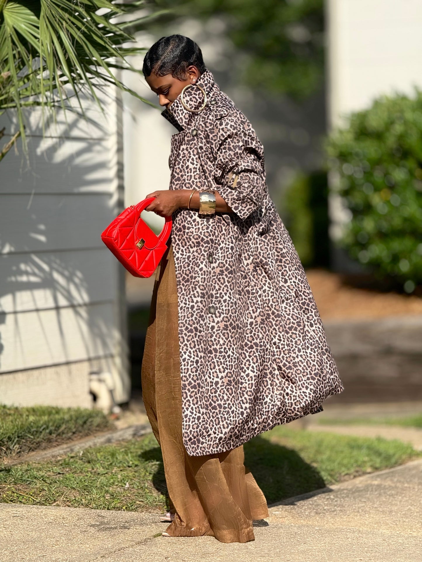 Timeless Leopard Trench (Available in XL)