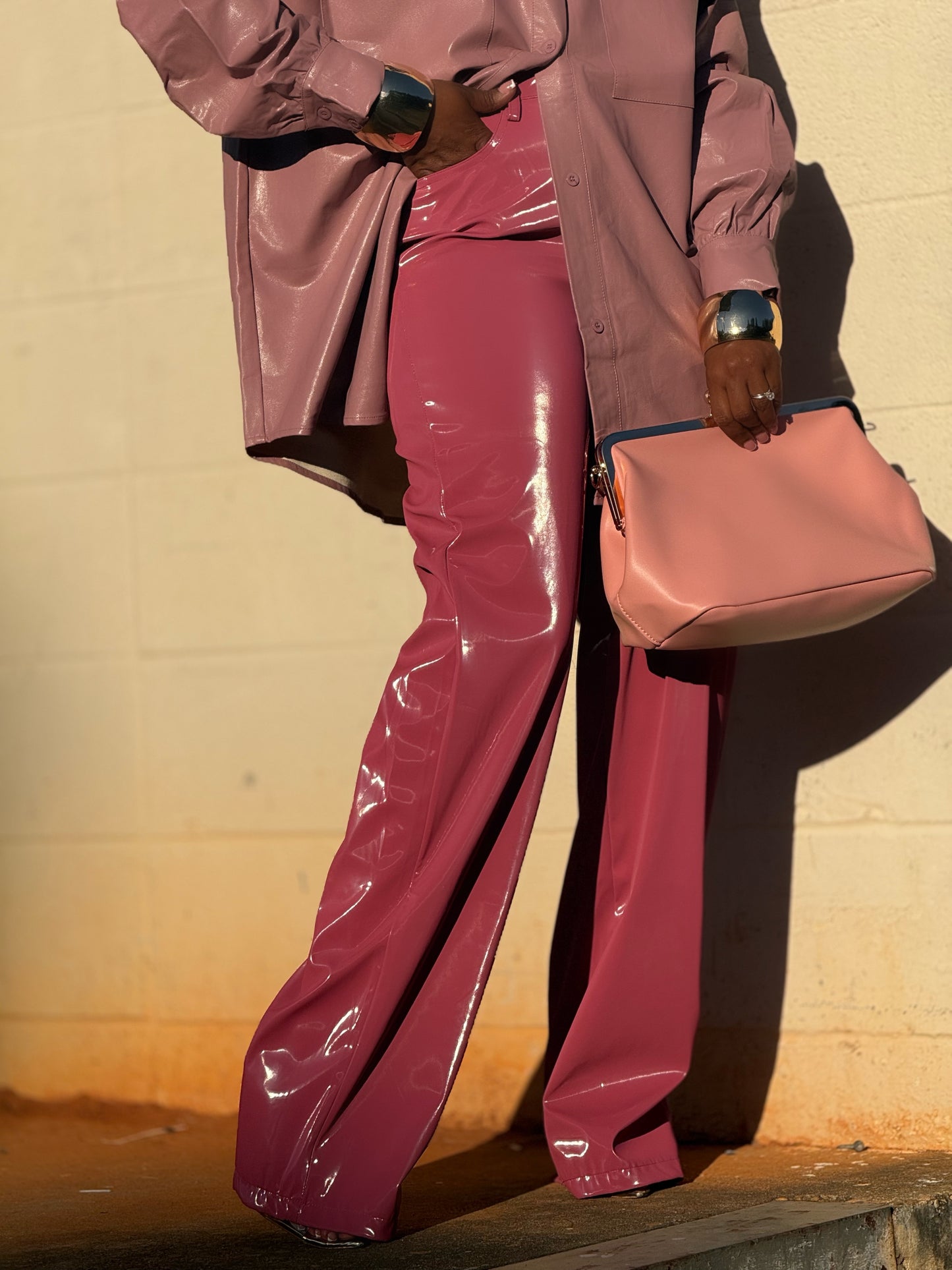 Sofie Vegan Leather Pant (Available in 2XL)