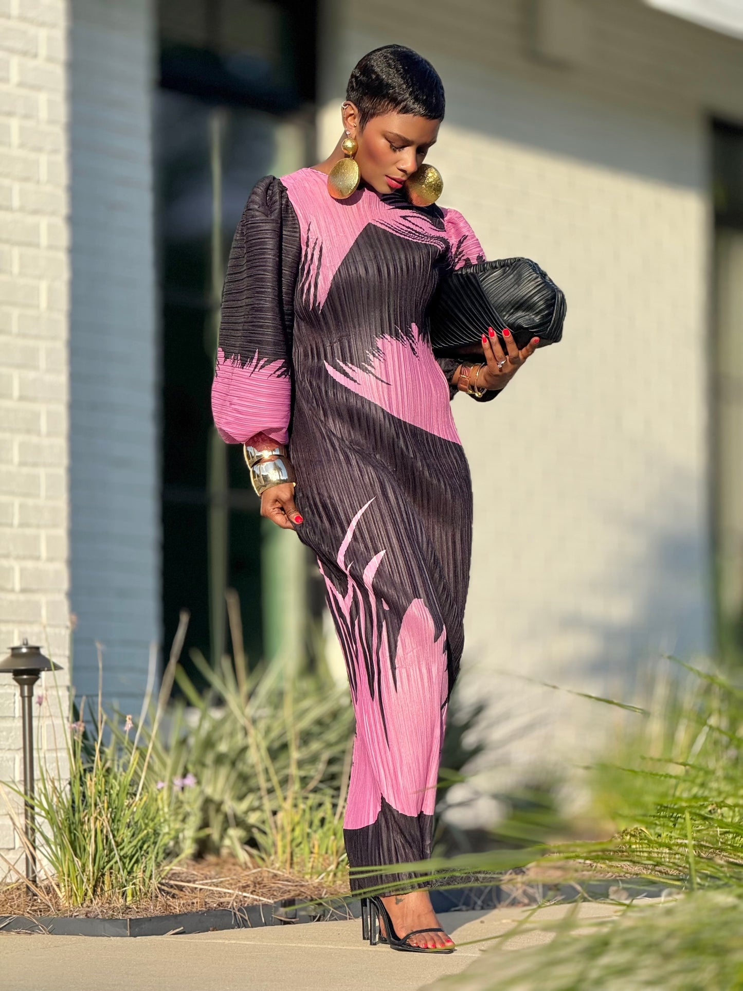 Florine Print Dress (One size up to 16)