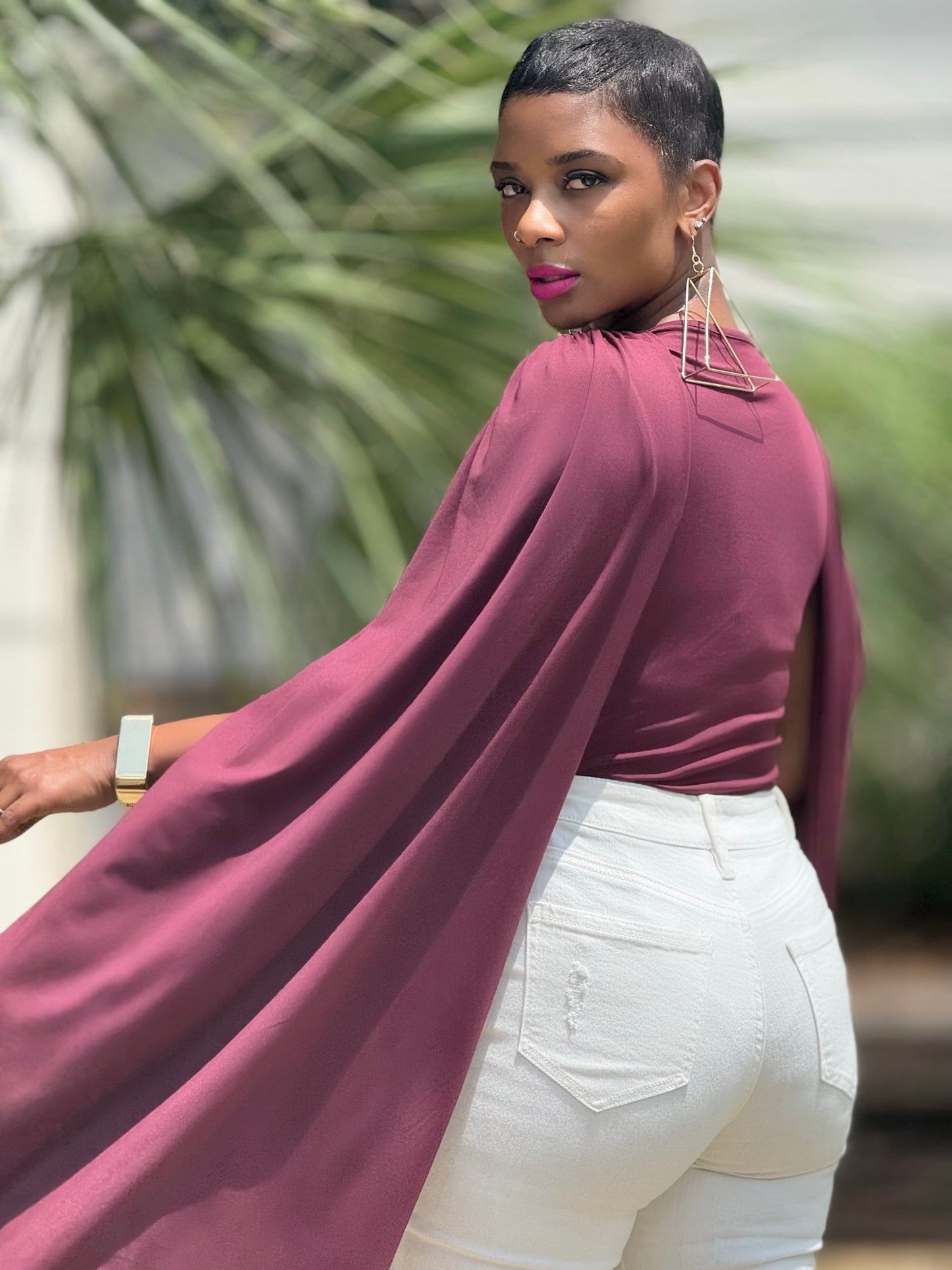 Naida Draped Body Suit