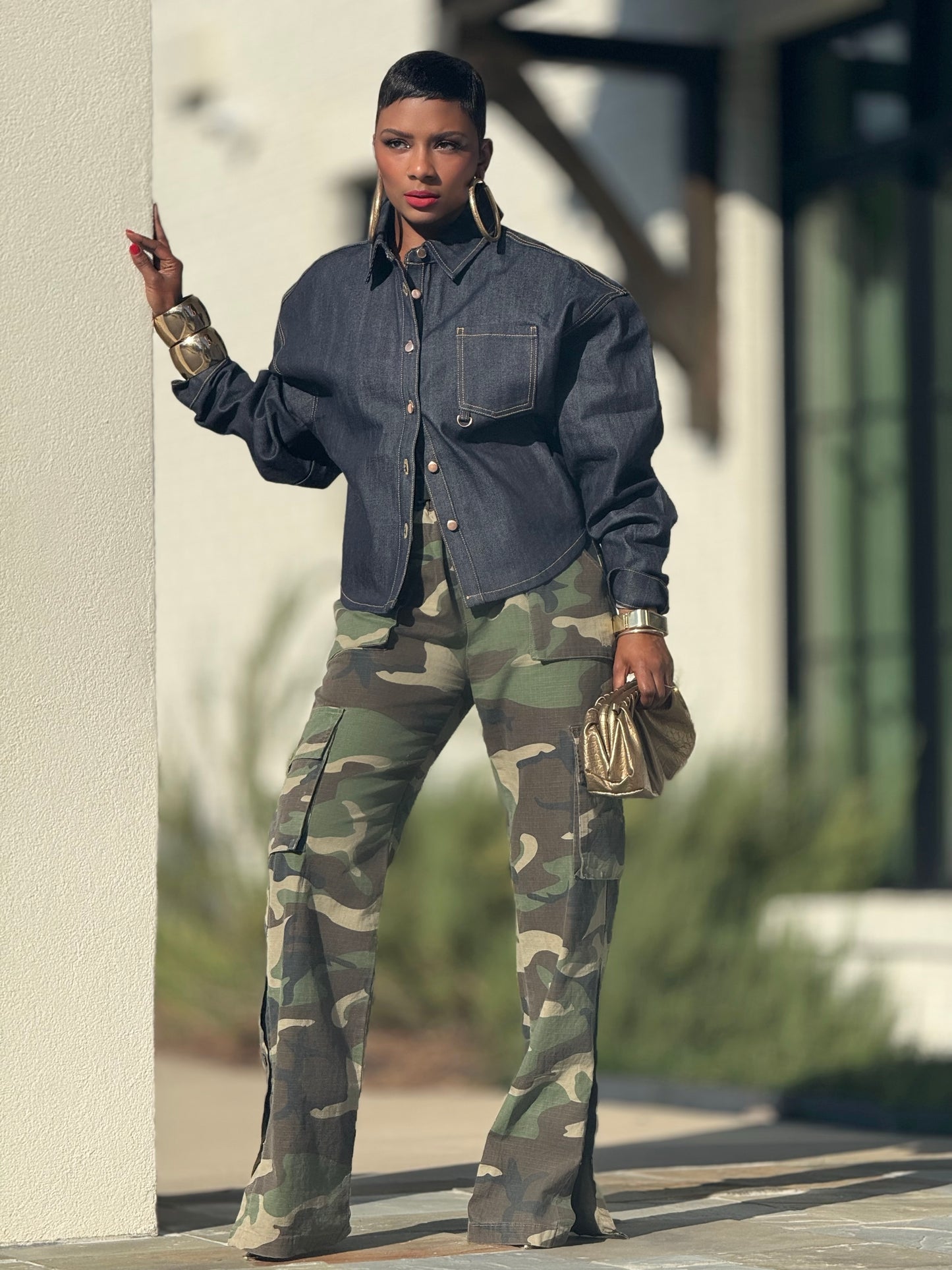 YAS EDIT Lincoln Denim Jacket (Available in XL)