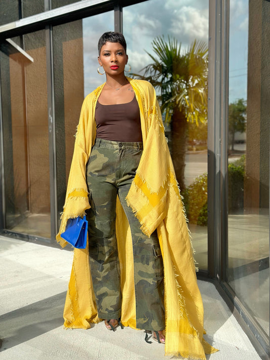 Yellow Duster (One size up to 16)