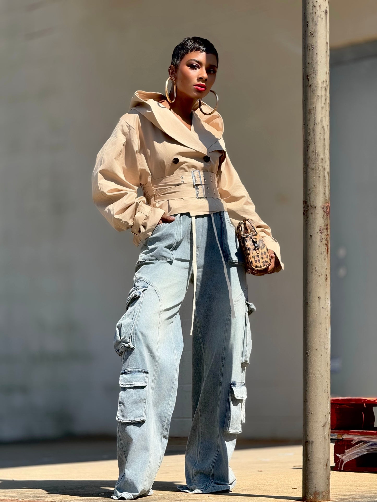 YAS EDIT Miyako Khaki Trench