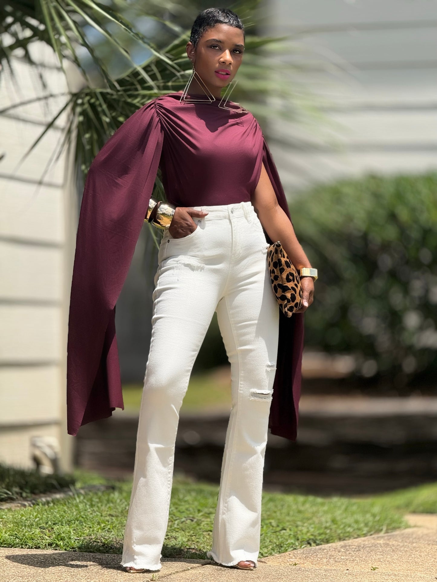 Naida Draped Body Suit