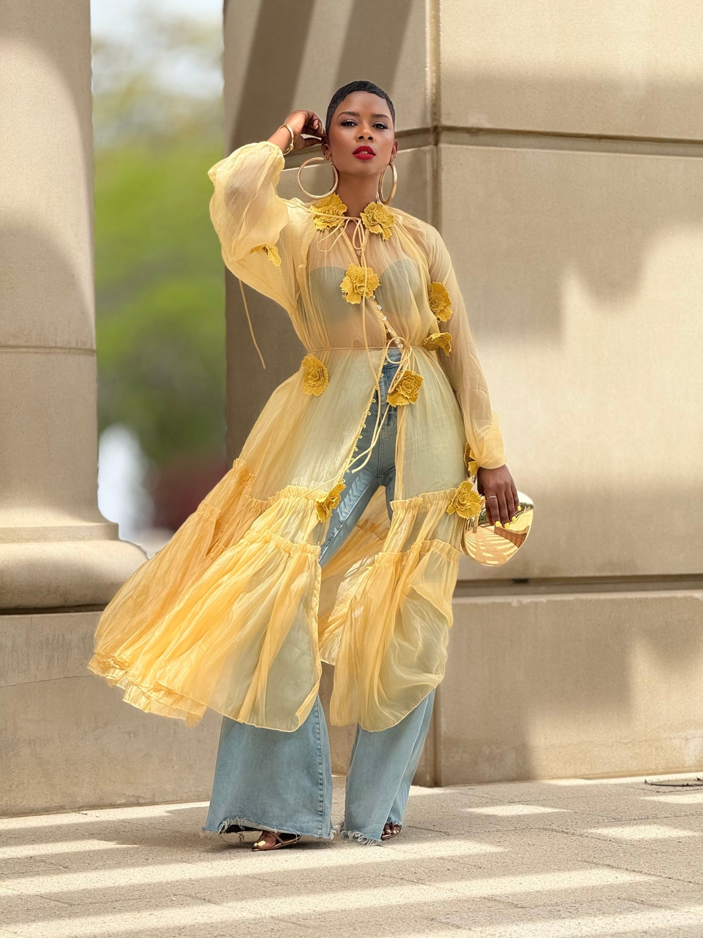 Yellow Corazon Duster