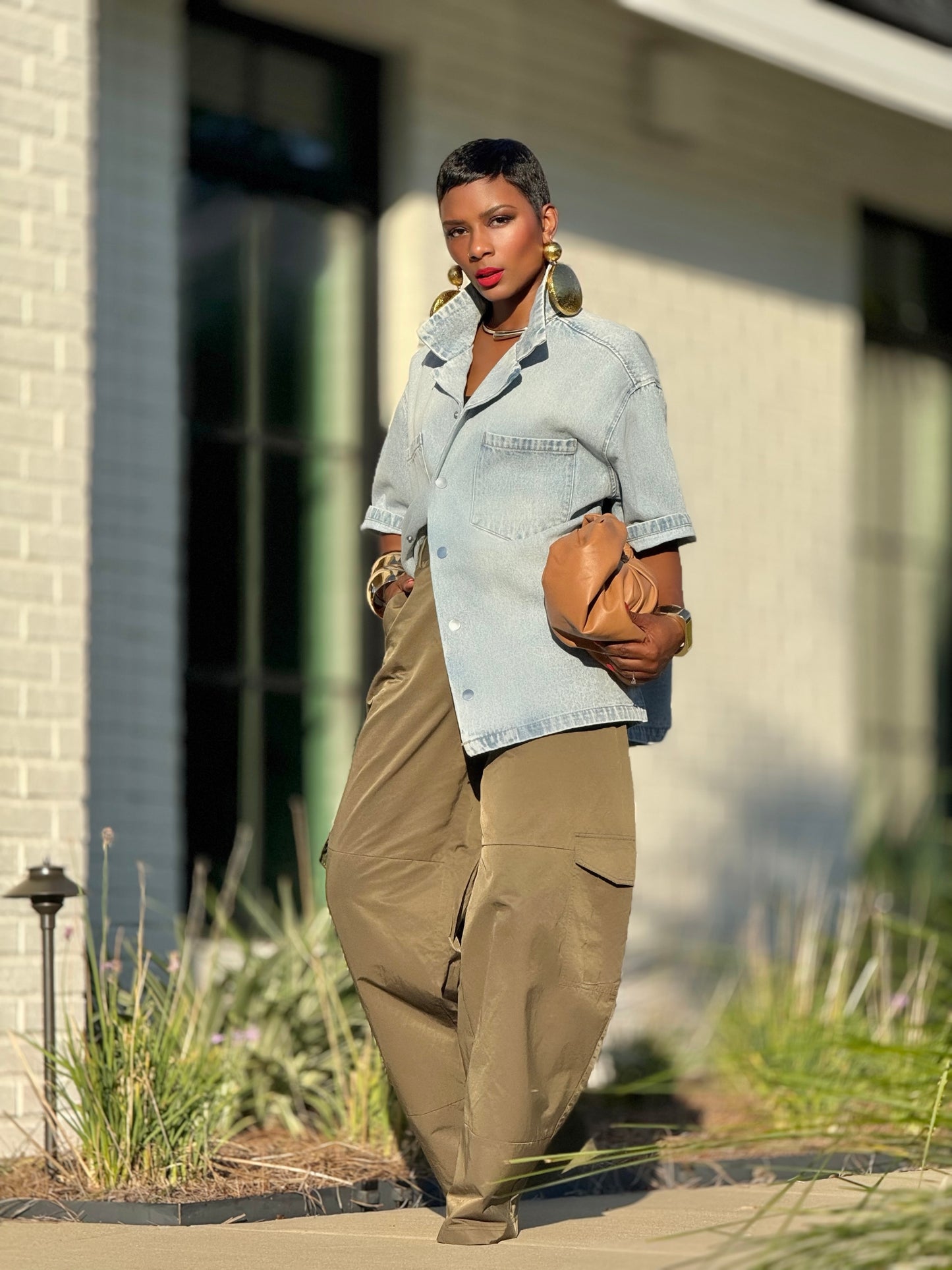 JH Carlo Denim Top (Available in XXXL)