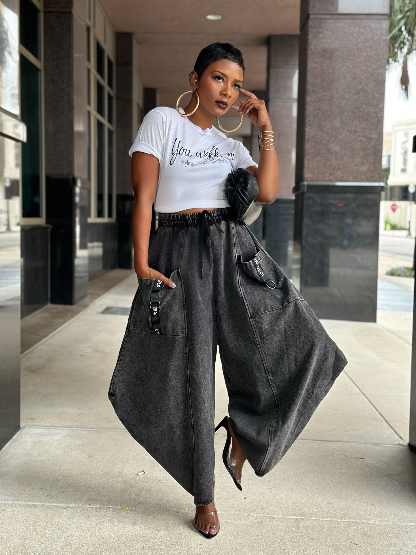 Symone Denim Parachute (One size up to 14)