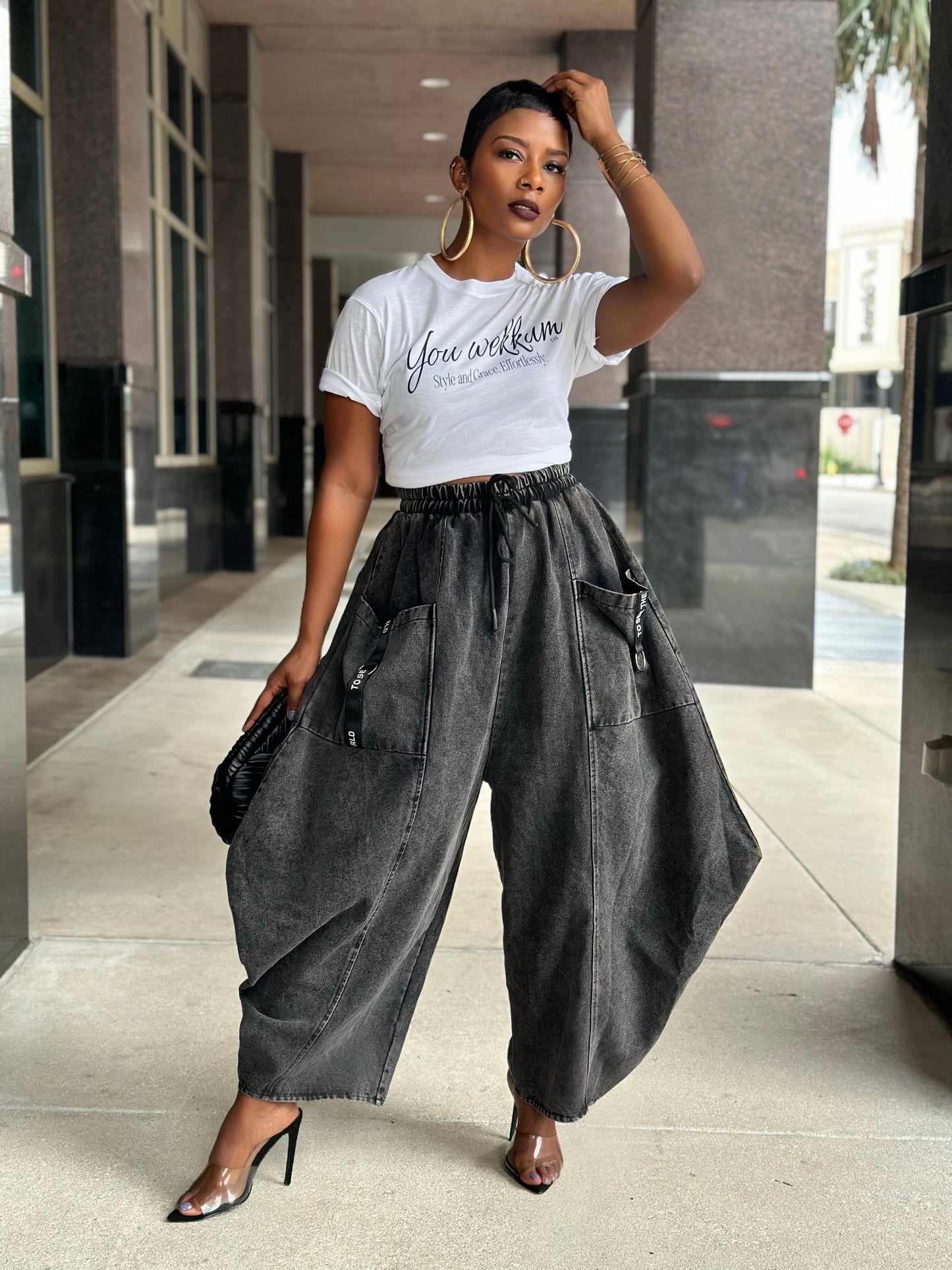 Symone Denim Parachute (One size up to 14)