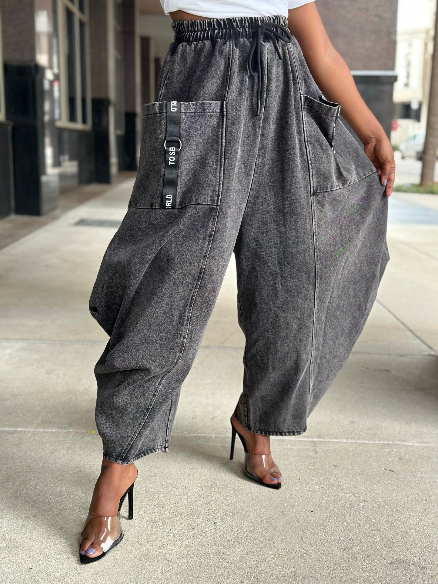 Symone Denim Parachute (One size up to 14)