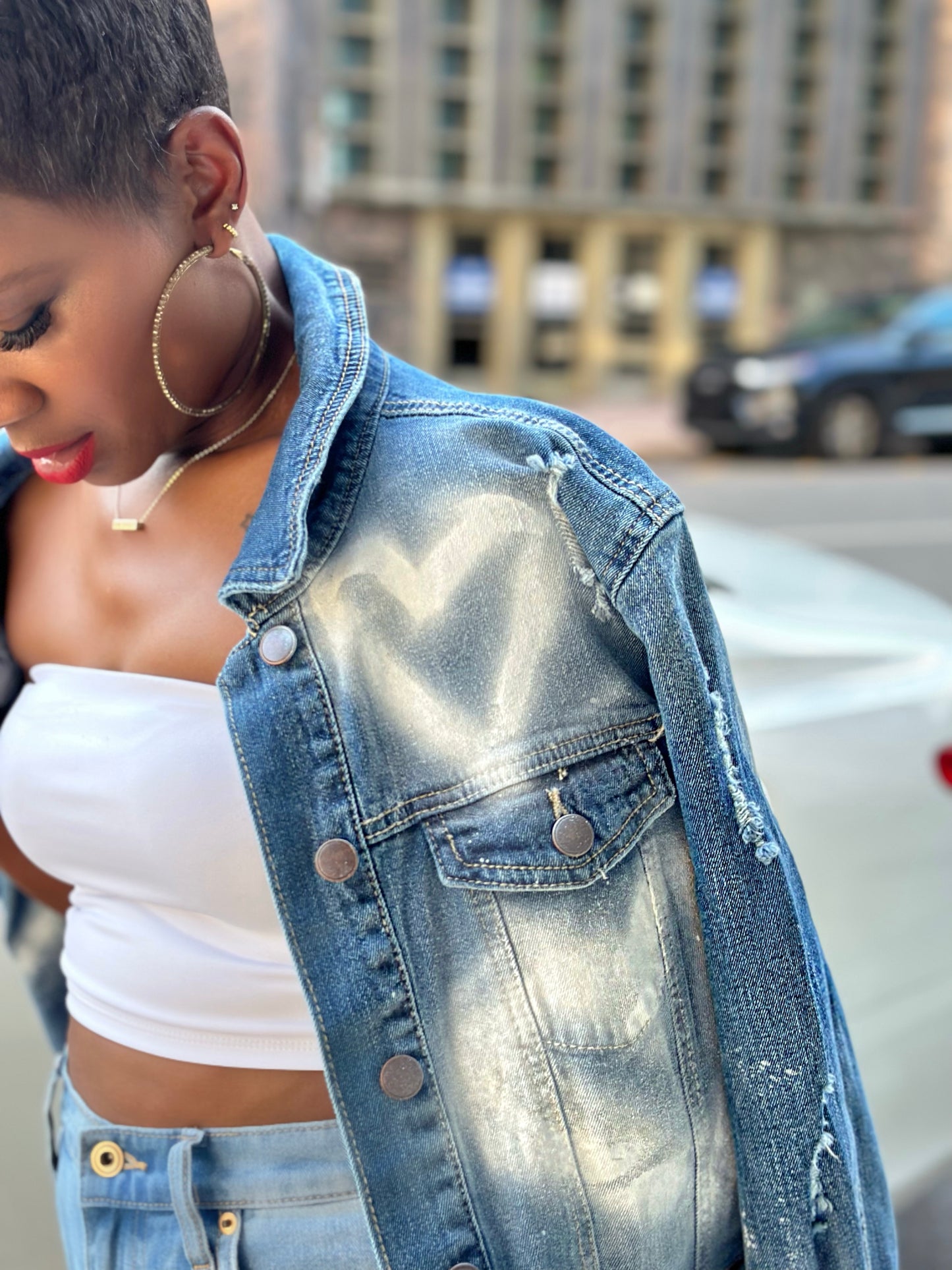 YAS DENIM JACKET ❤️