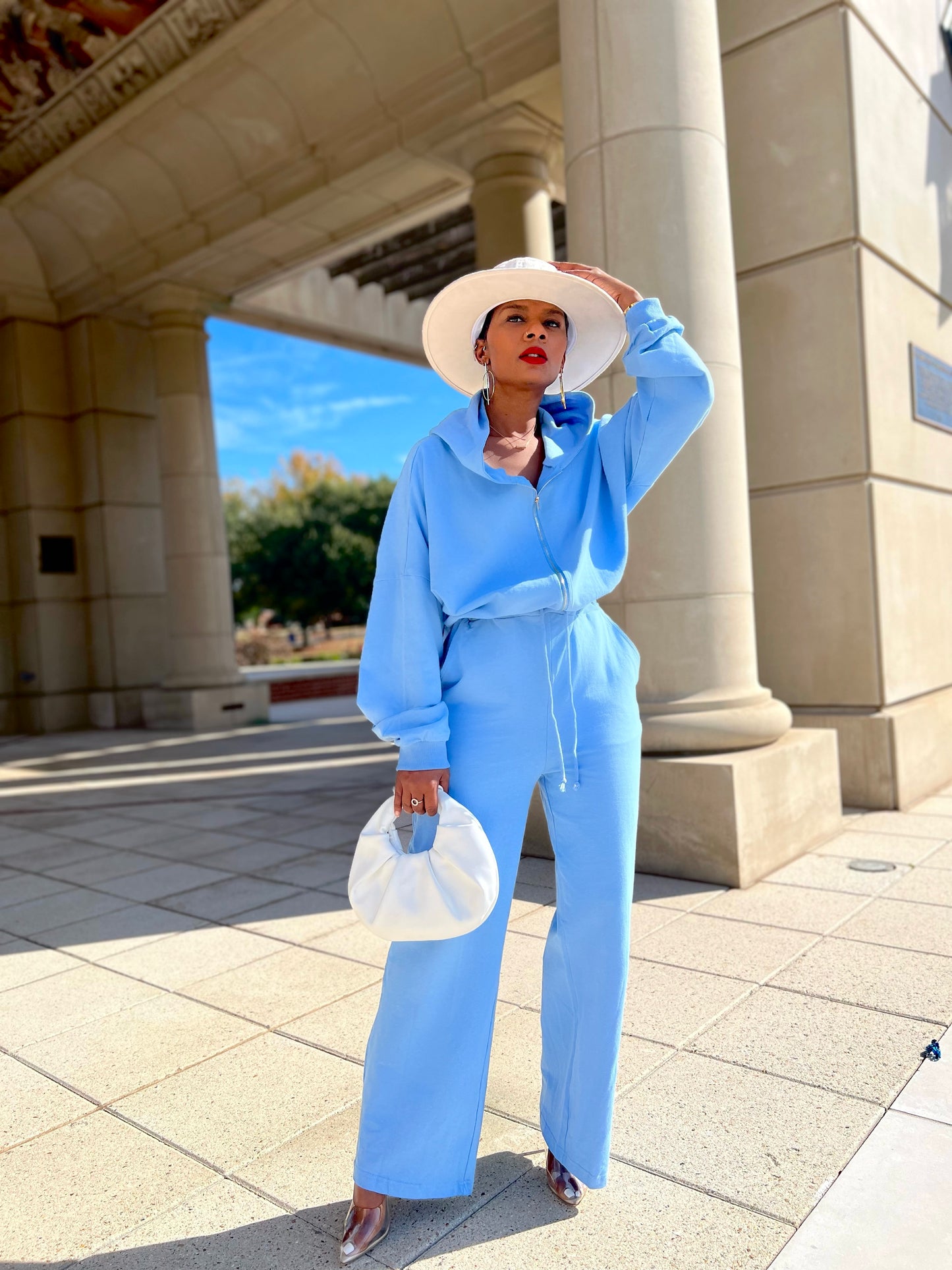 Blue Jumpsuit