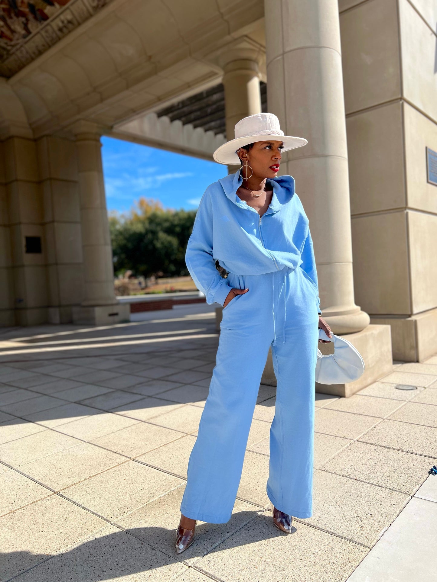 Blue Jumpsuit