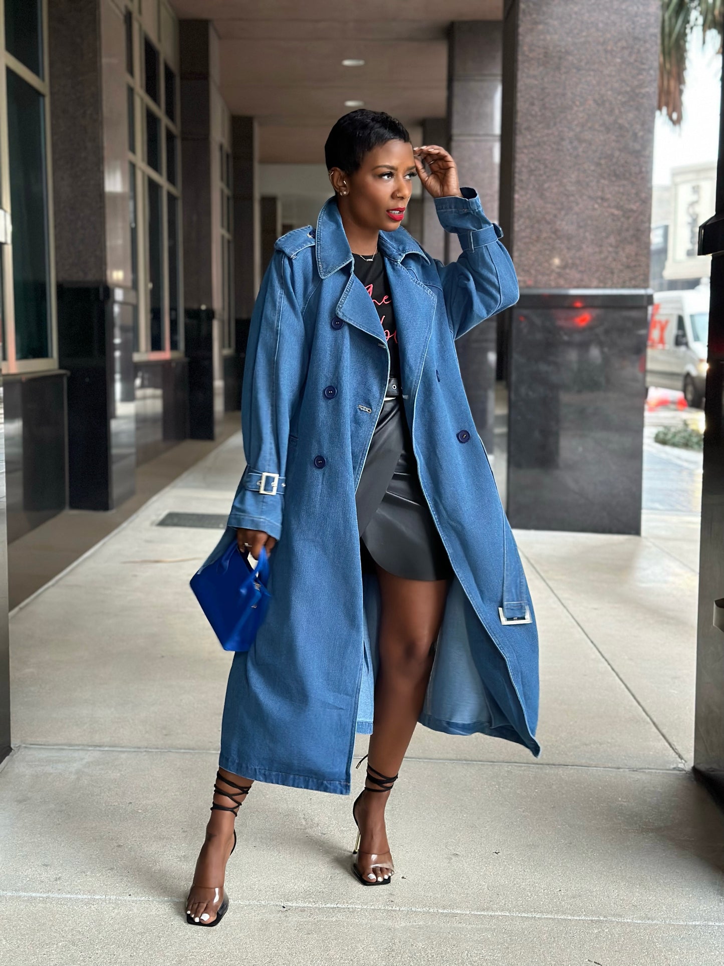 Denim Trench