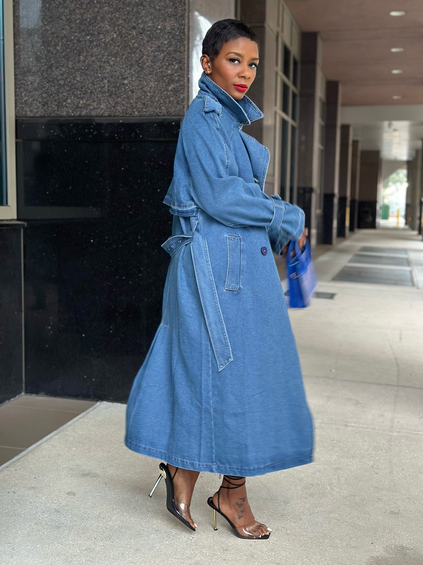Denim Trench