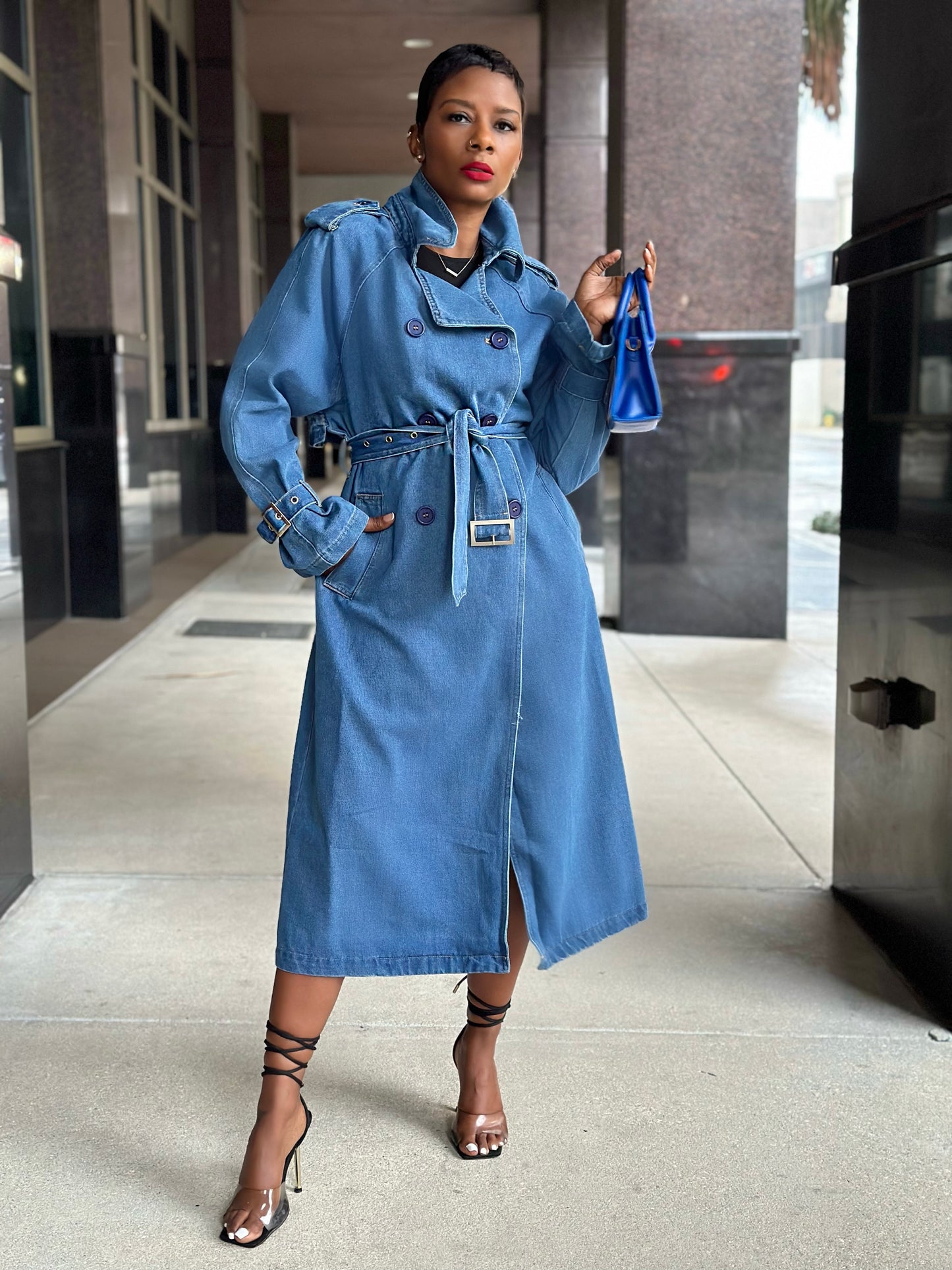 Denim Trench