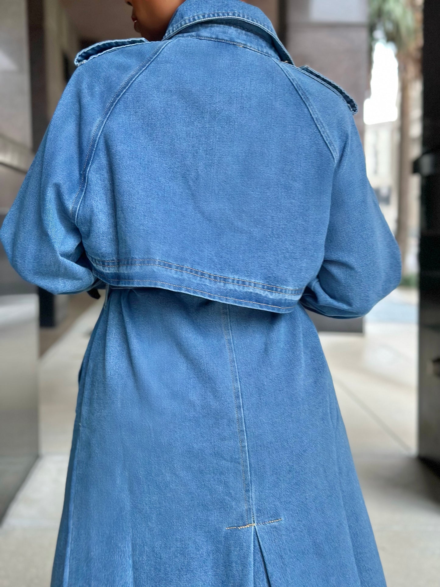 Denim Trench