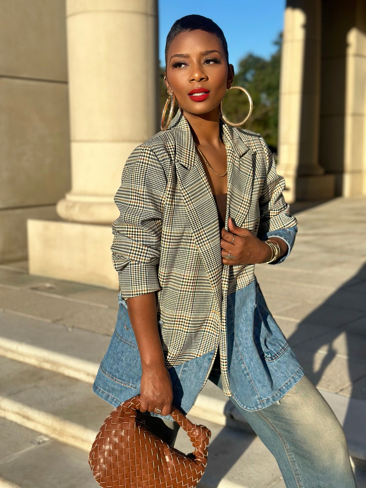 Derby Double Plaid Blazer