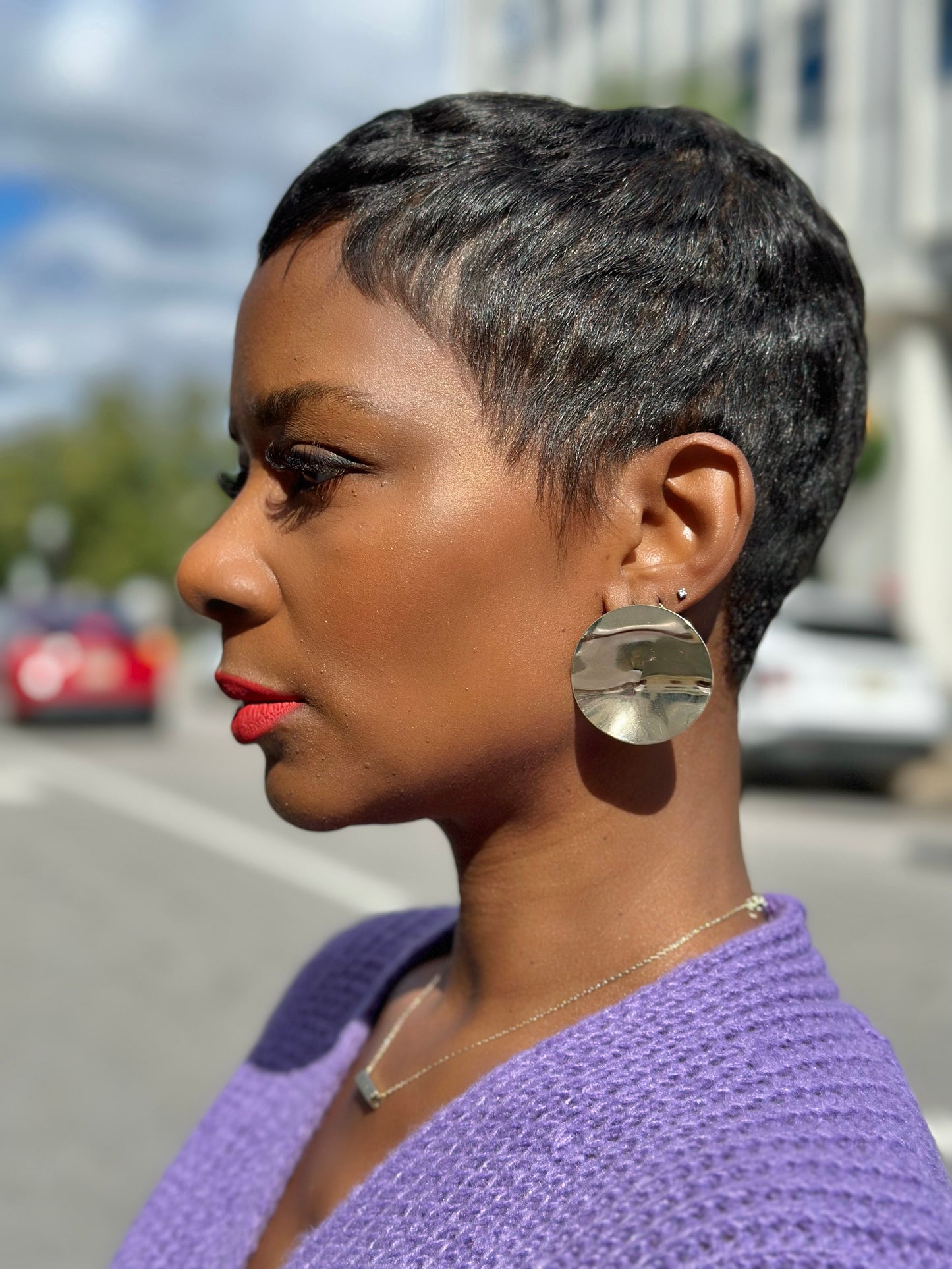 Bold Circle Earring