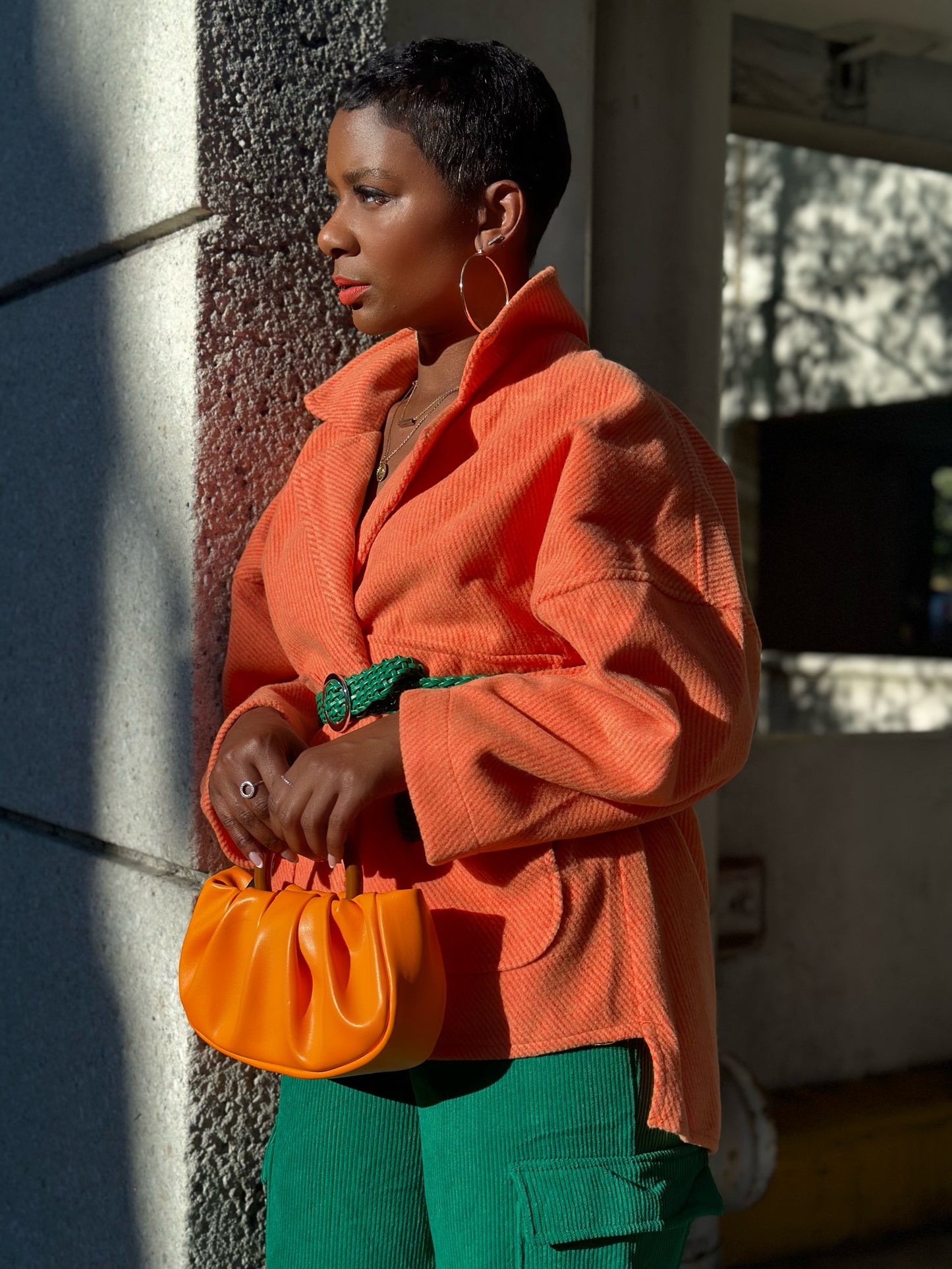 Orange Corduroy Jacket