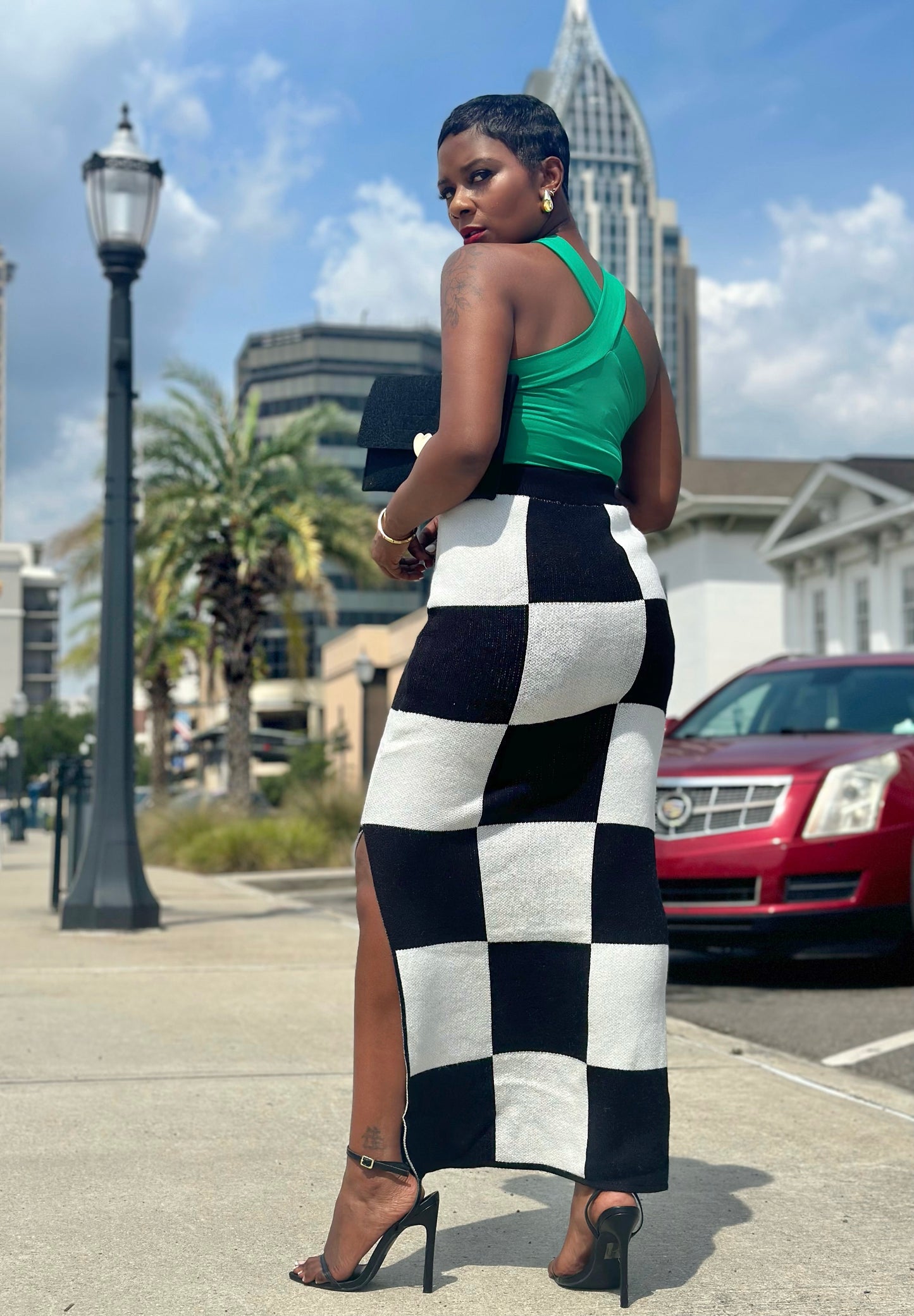 Checkered Skirt