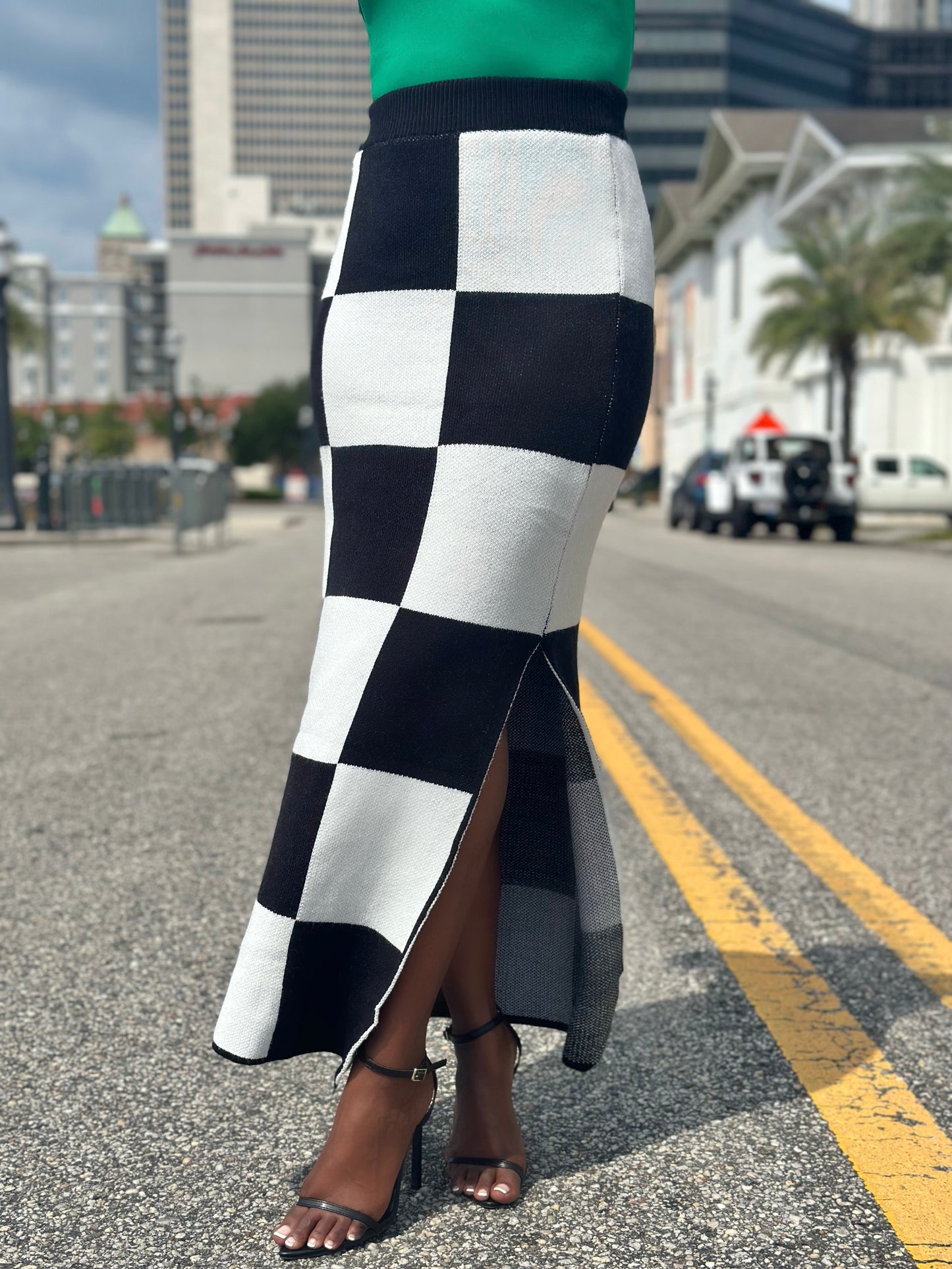 Checkered Skirt