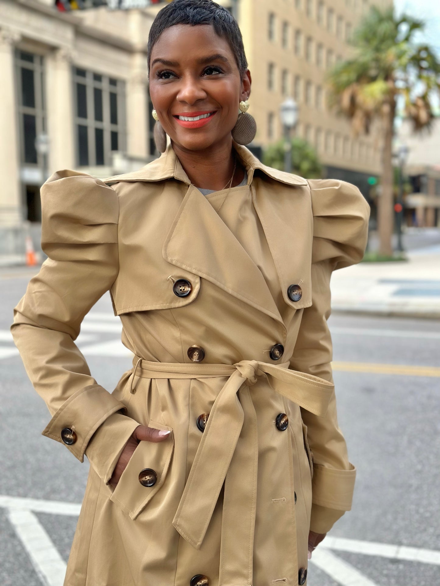 Khaki Trench Coat