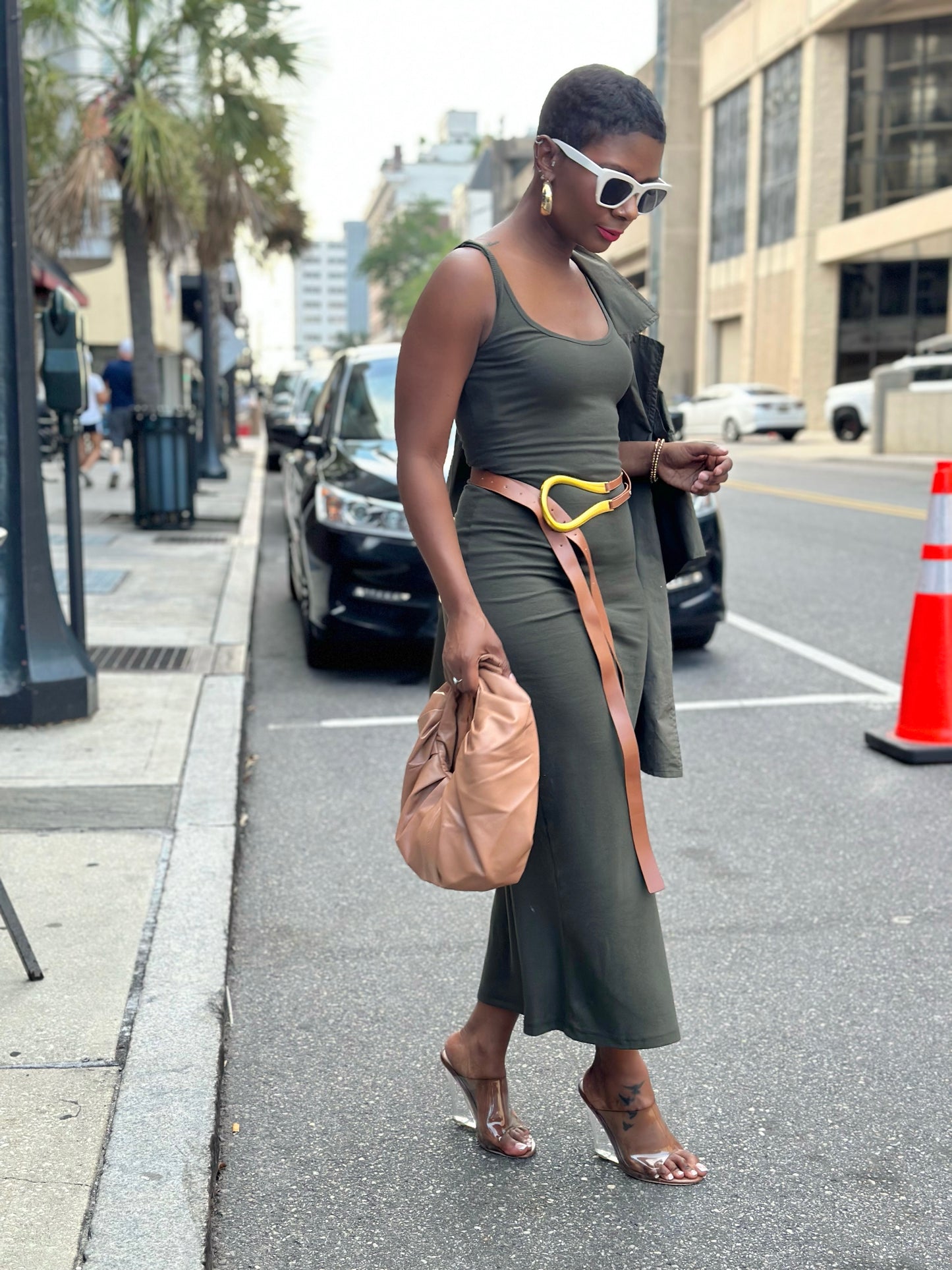 Olive Tank Maxi