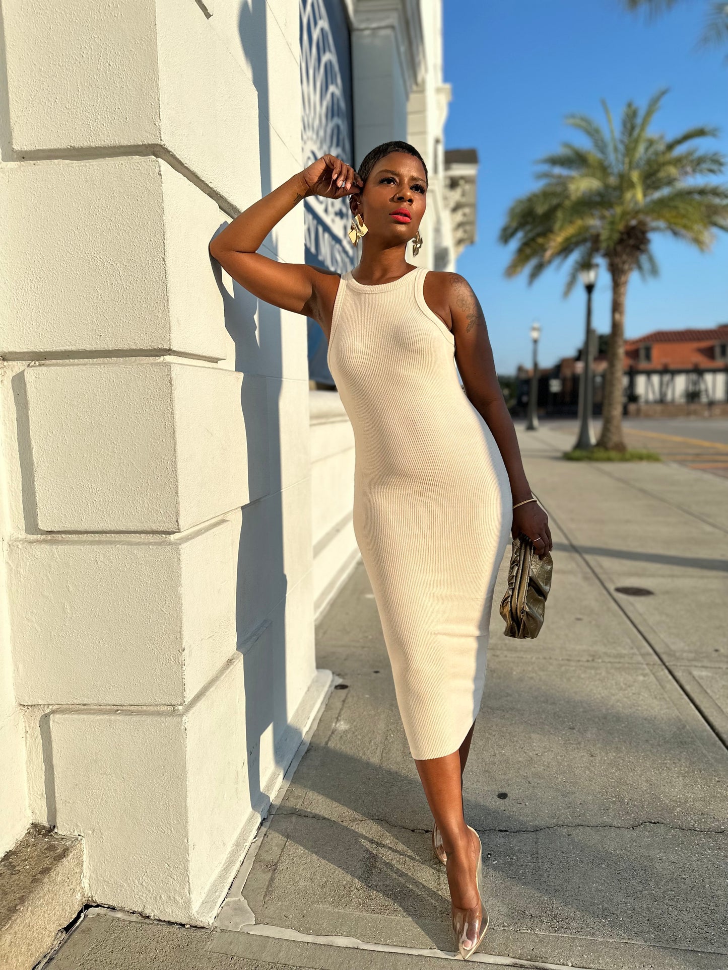 Premium Off-White Tank Maxi