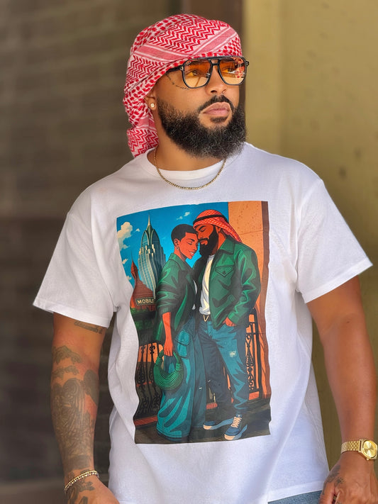 YAS & JH White Limited Edition Tee (Available in XXXL)