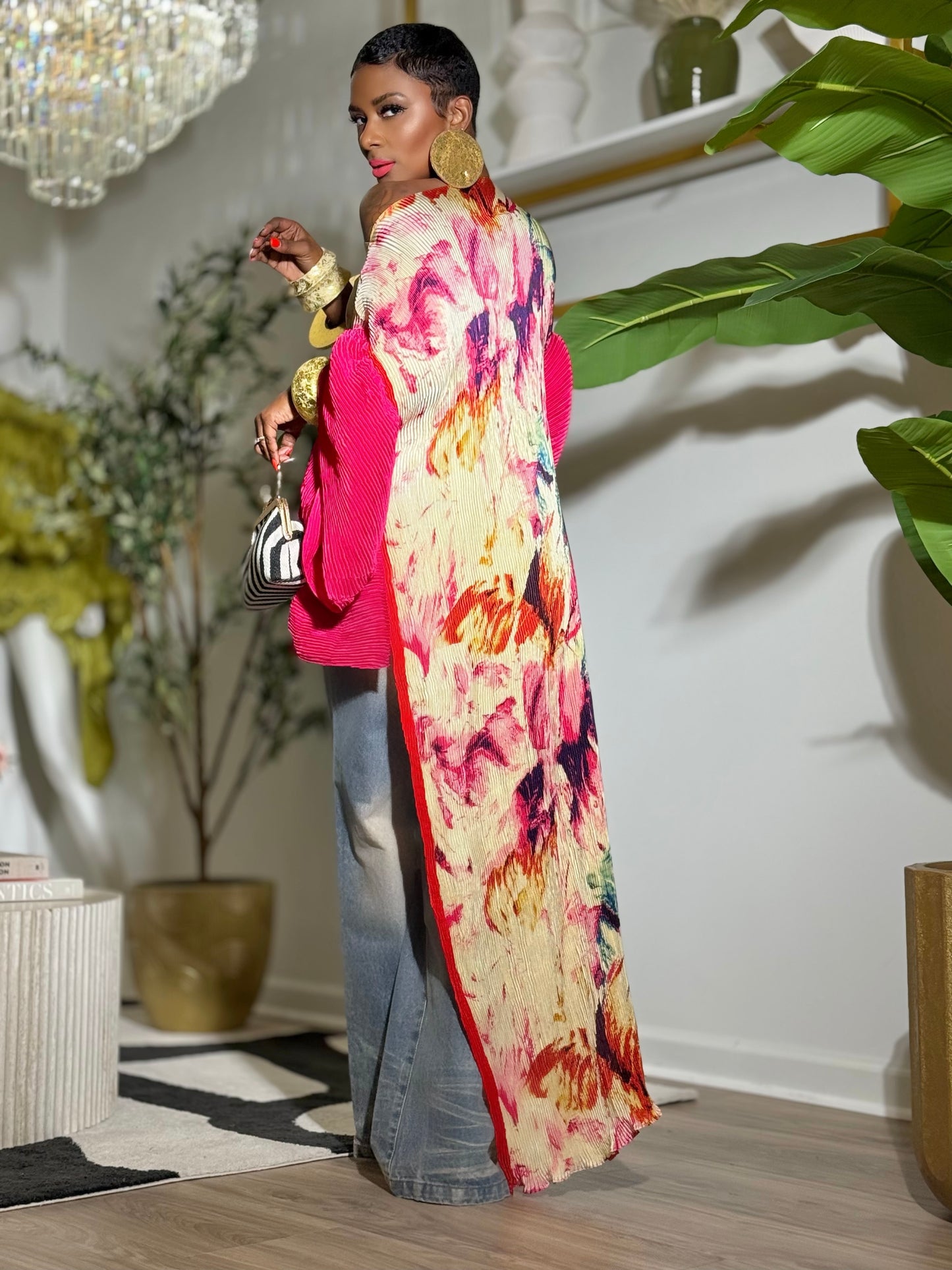 YAS EDIT Dalian Orchid Tunic (One size up to 14)