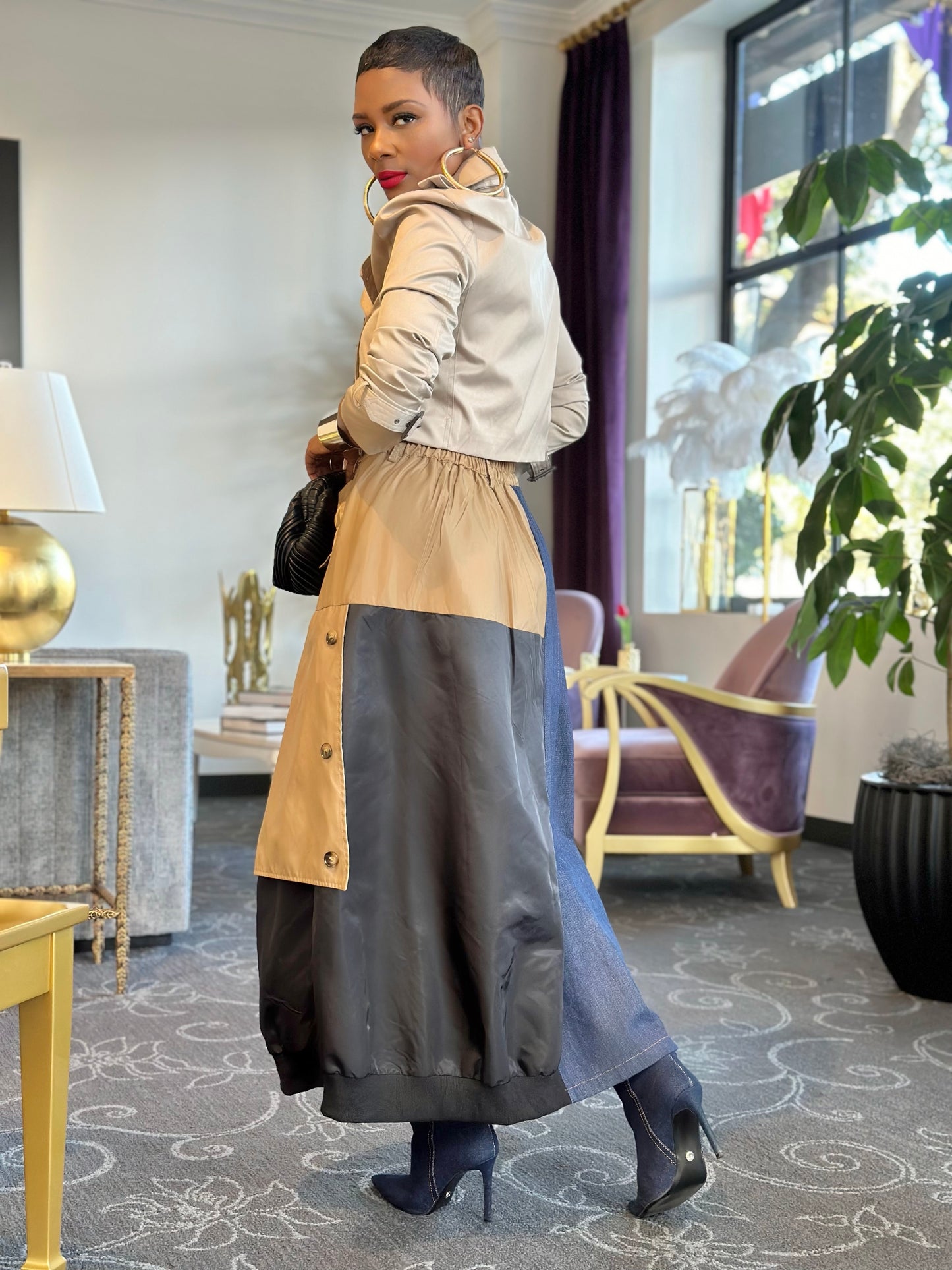 Multi Denim Skirt | Review Description & Policies