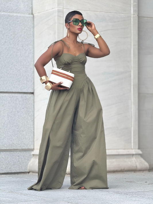 Pure Olive Romper (Available in XL)