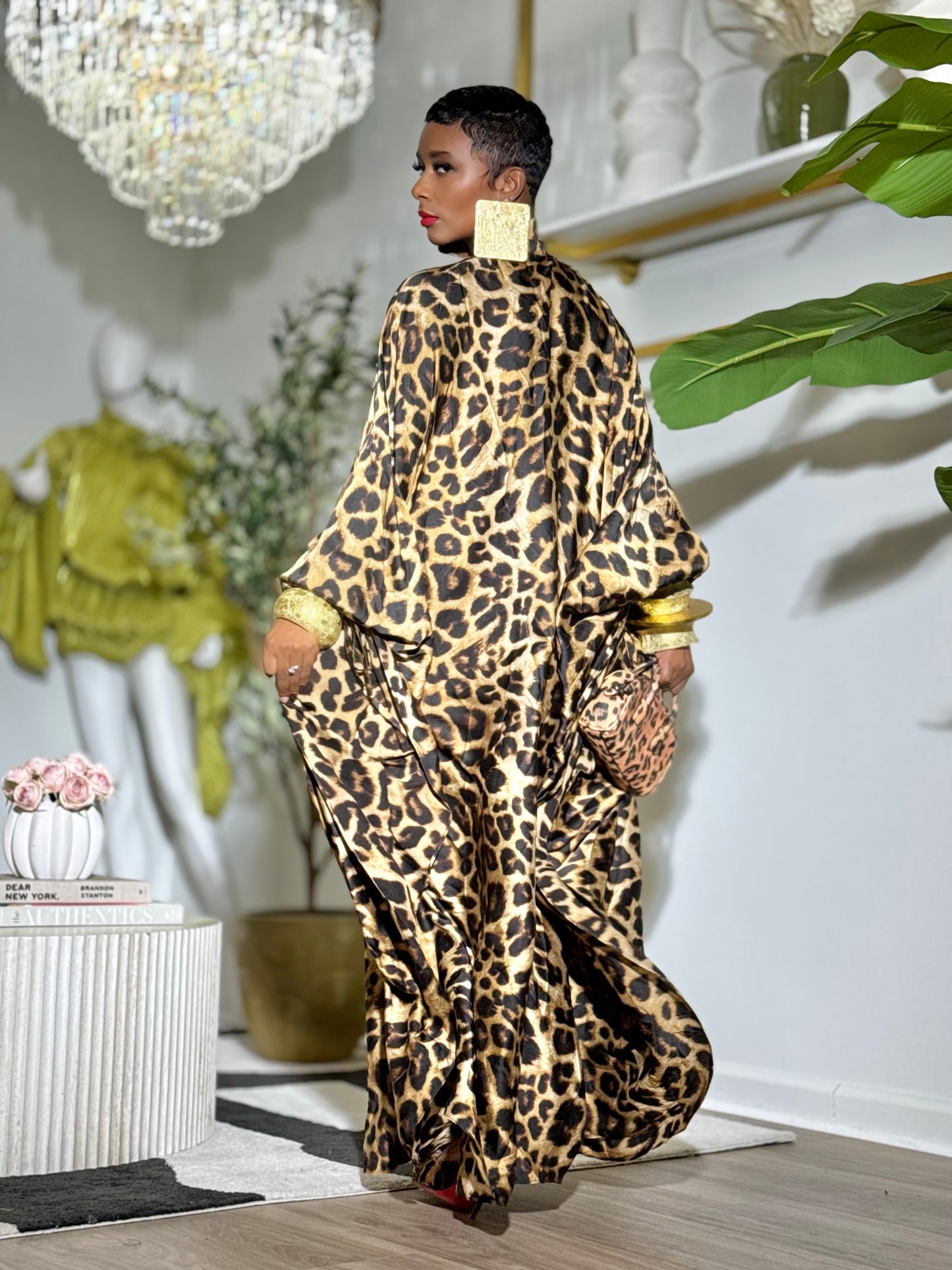 YAS EDIT Sendai Leopard Maxi (One size up to 14/16)
