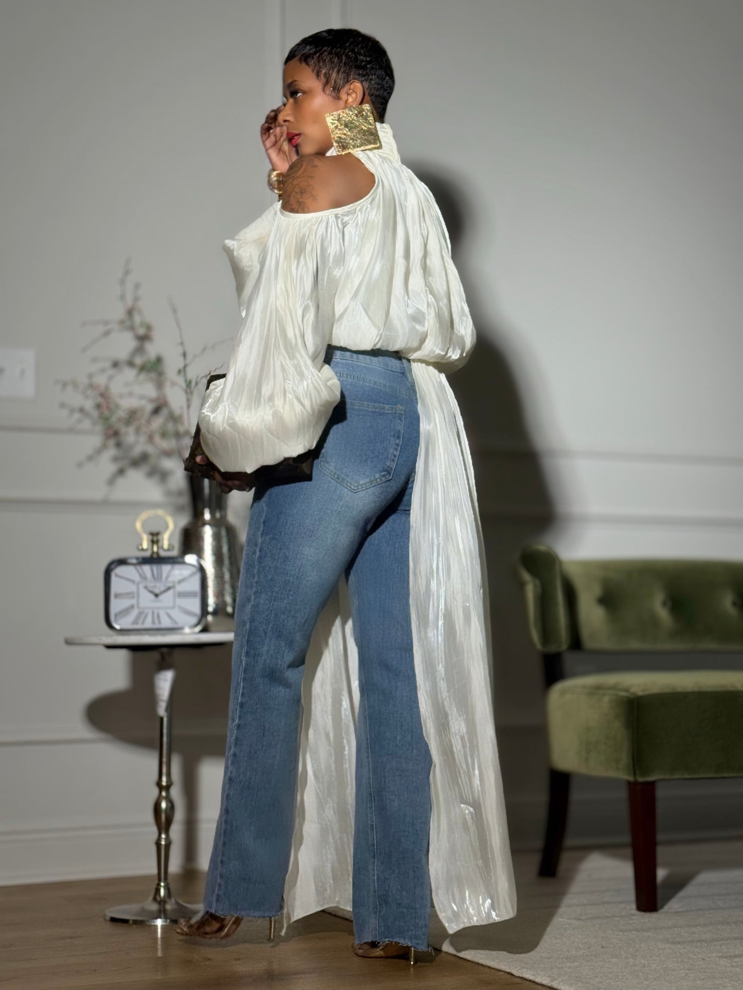 Aspen Draped Blouse