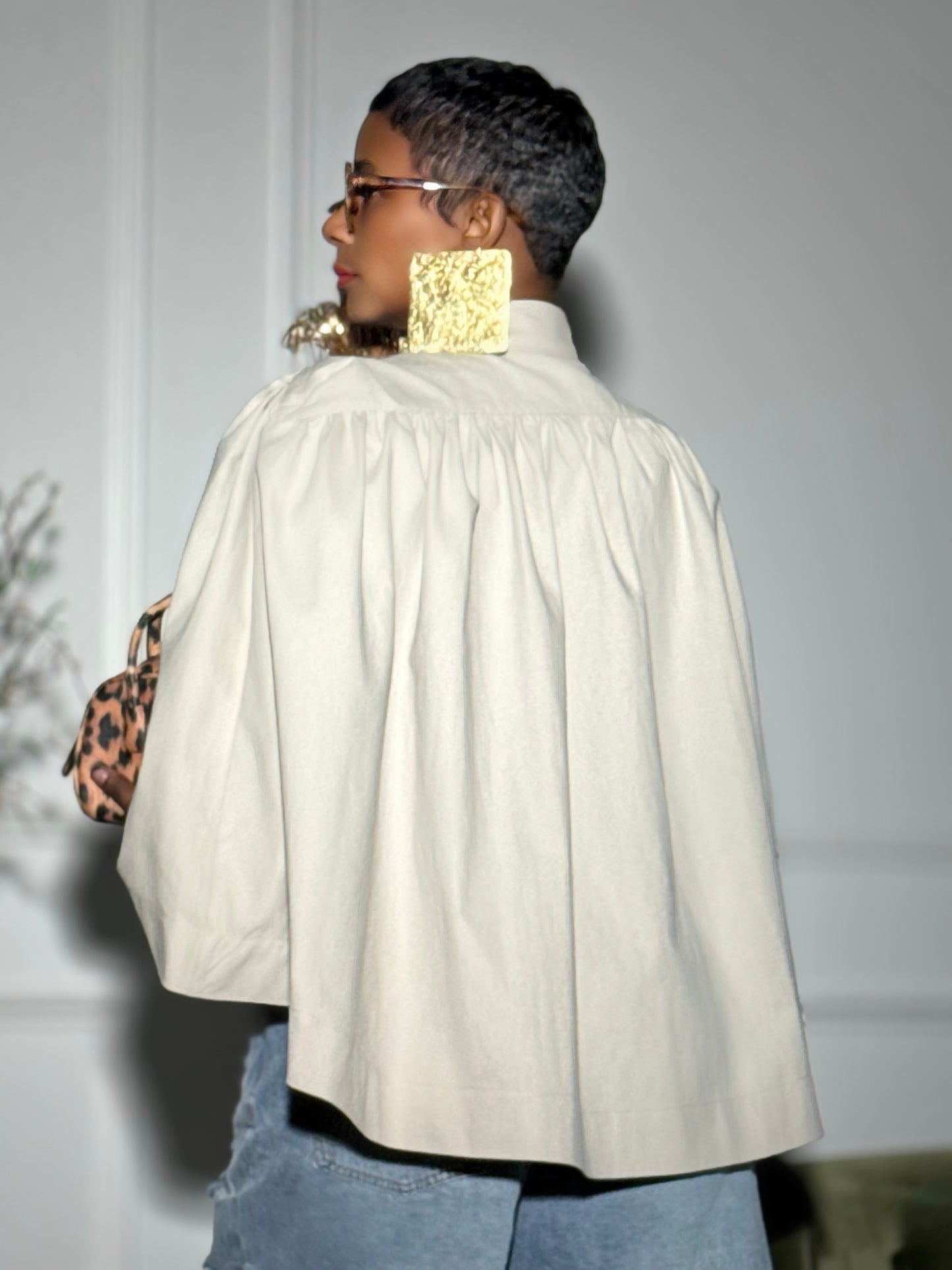 The Monroe Statement Cape (Available in XL)