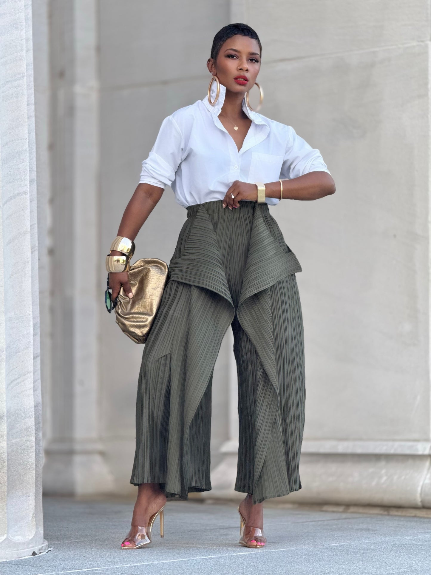 Nina Olive Ankle Pant