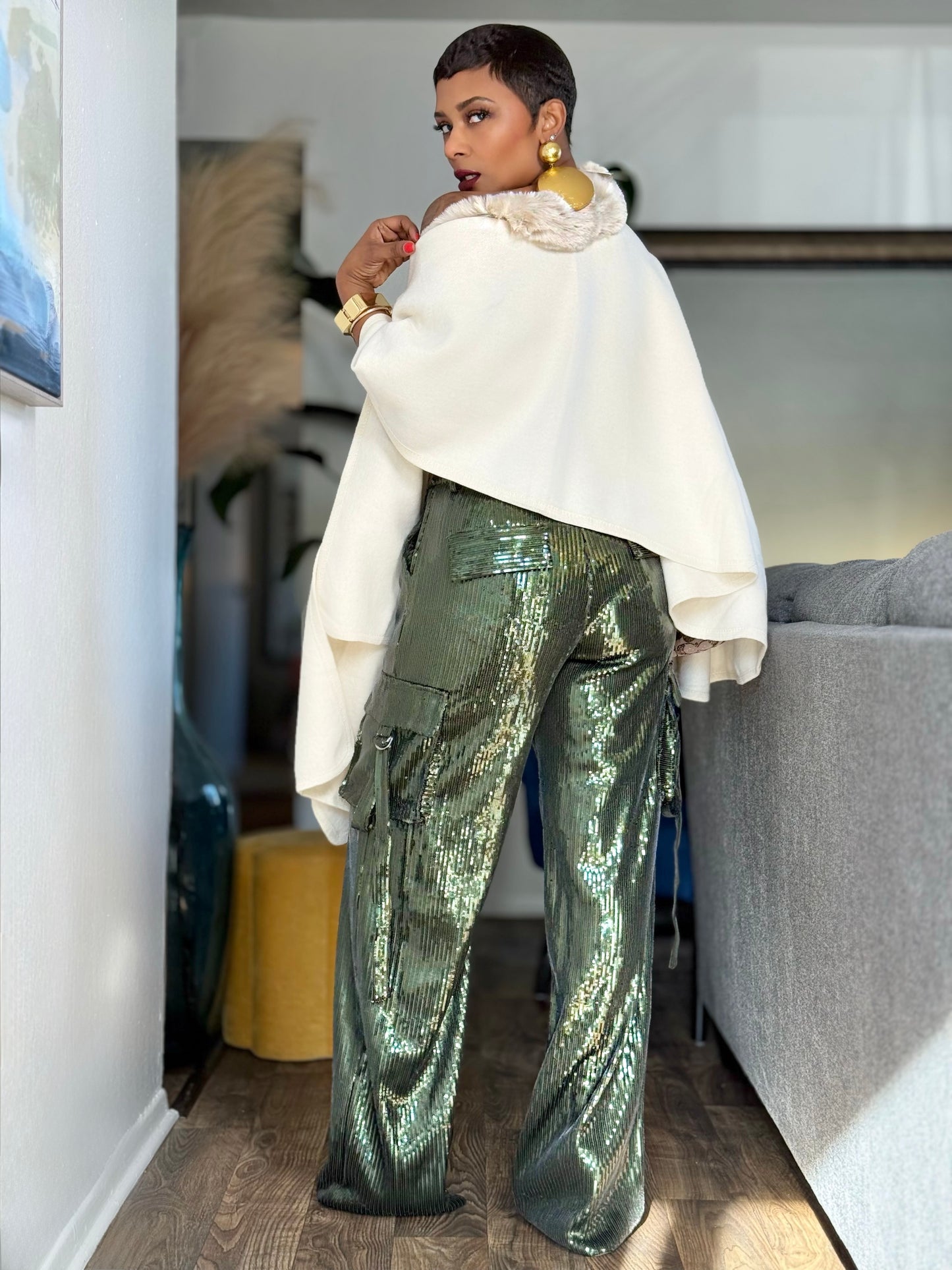 Visions Of You Luxe Shawl (One size up to 14) (Final Sale)