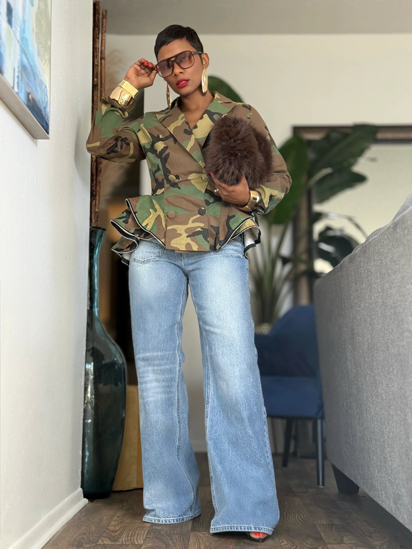 Ziro Camo Jacket (Available in XXL)
