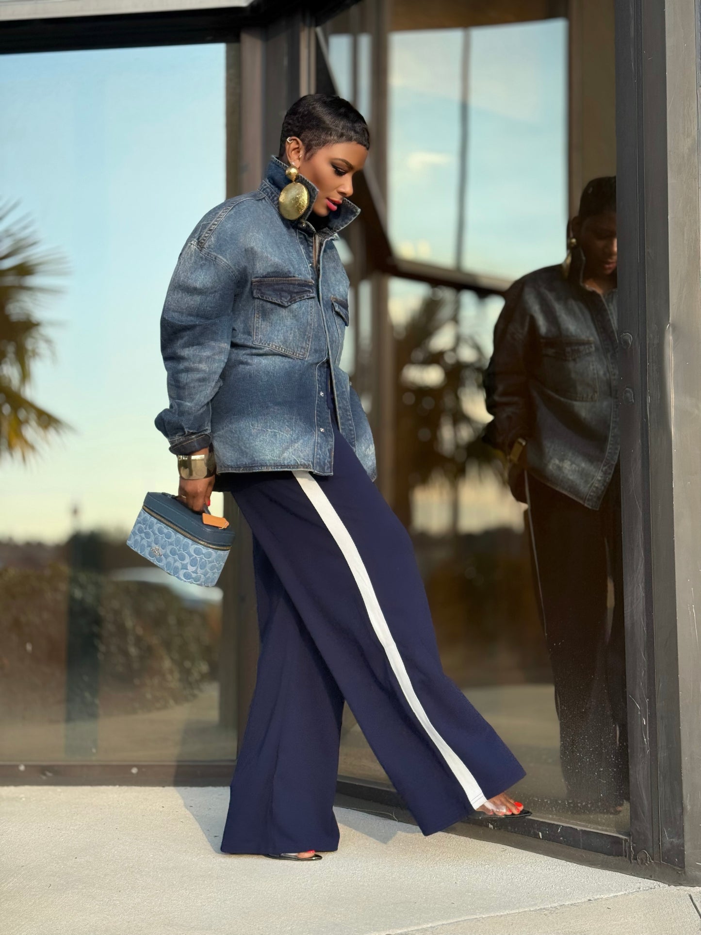 Kemist Denim Jacket (Available in 3X)